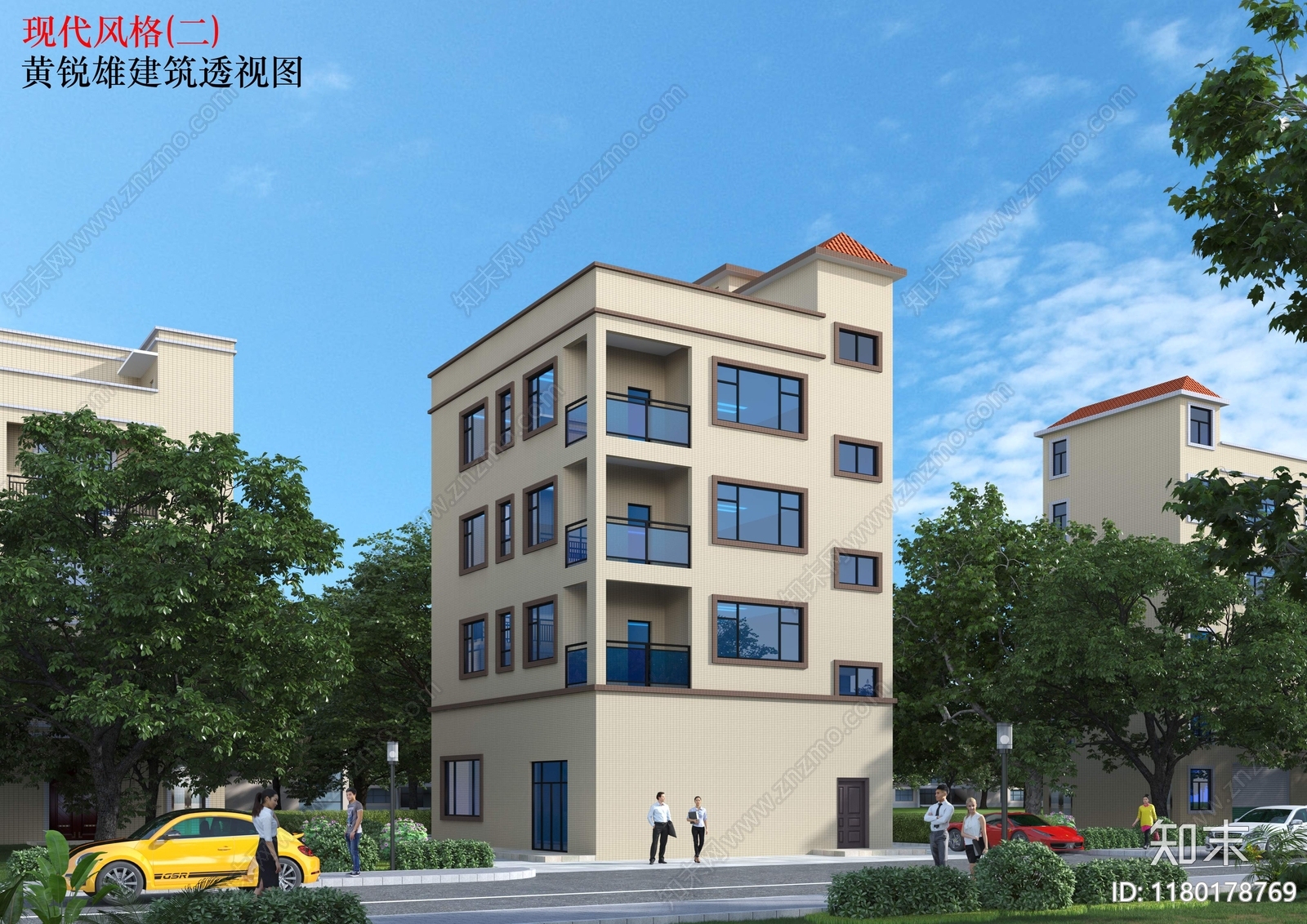 现代其他居住建筑cad施工图下载【ID:1180178769】