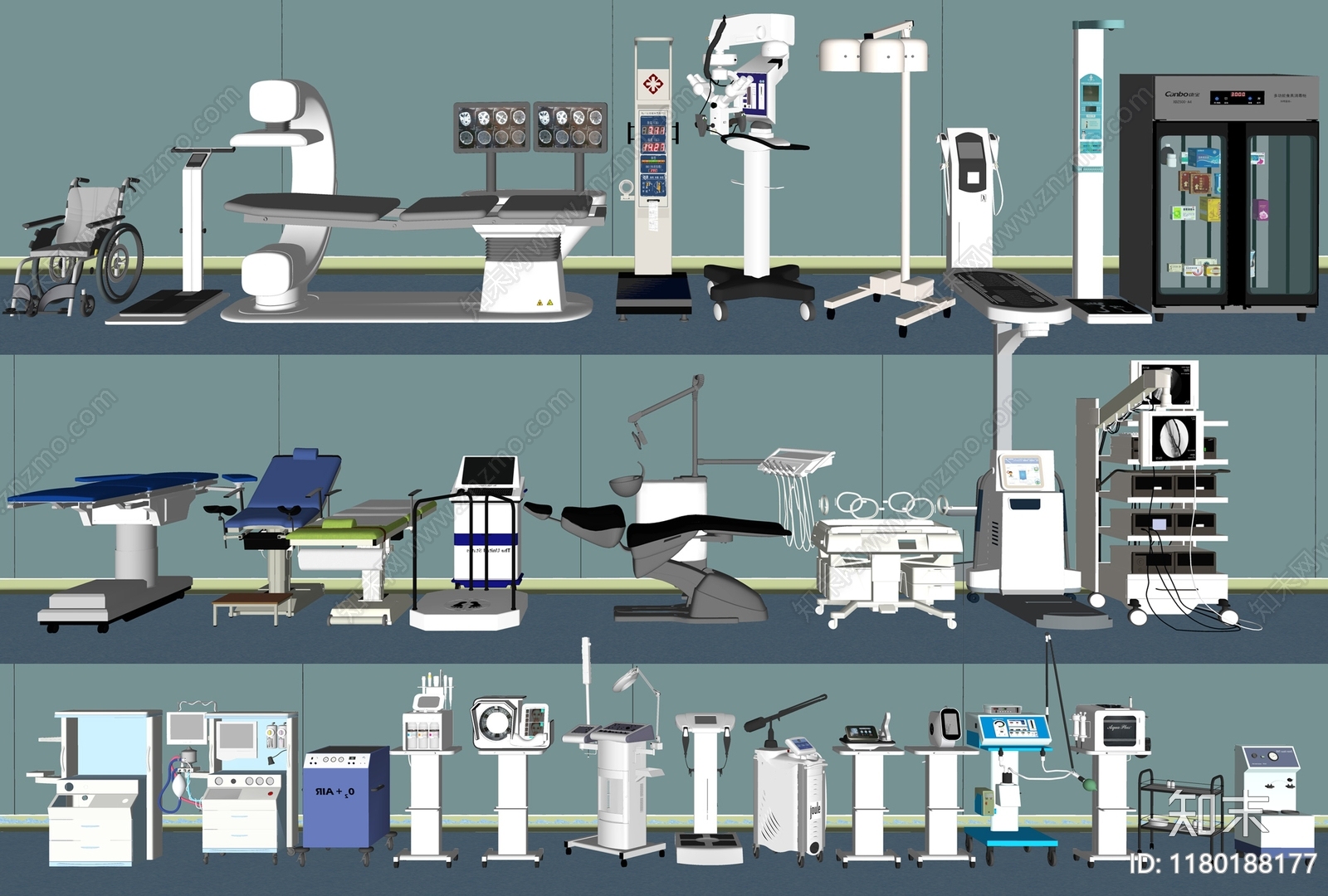 医疗器材SU模型下载【ID:1180188177】