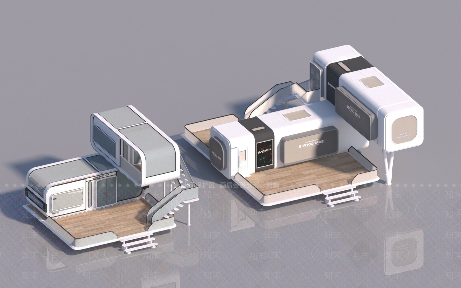 现代民宿建筑SU模型下载【ID:1180194869】
