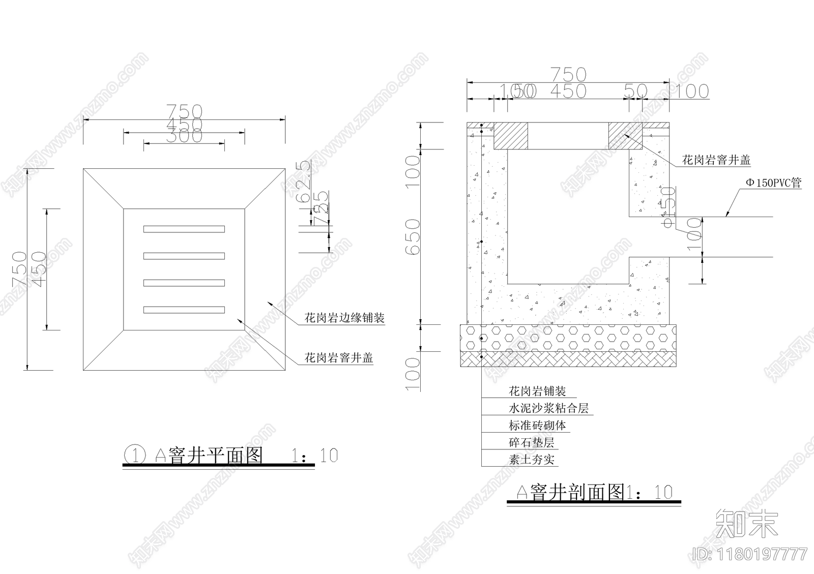 给排水节点详图cad施工图下载【ID:1180197777】