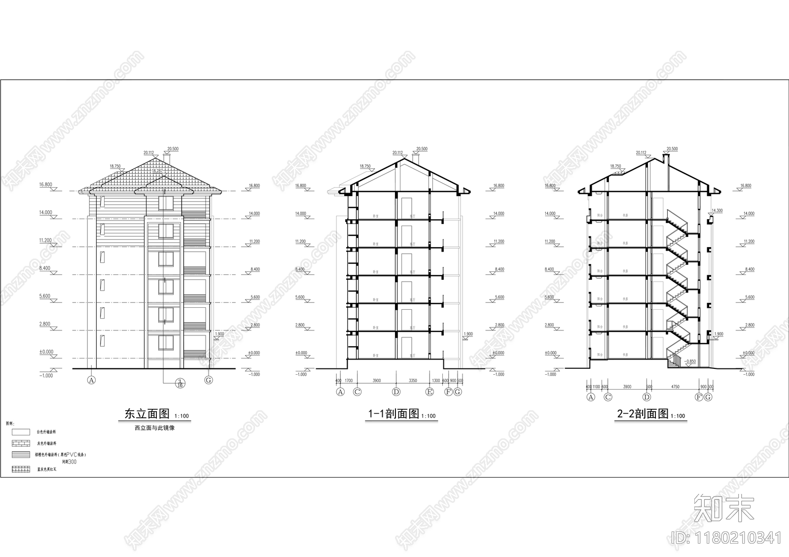 新中式其他建筑施工图下载【ID:1180210341】