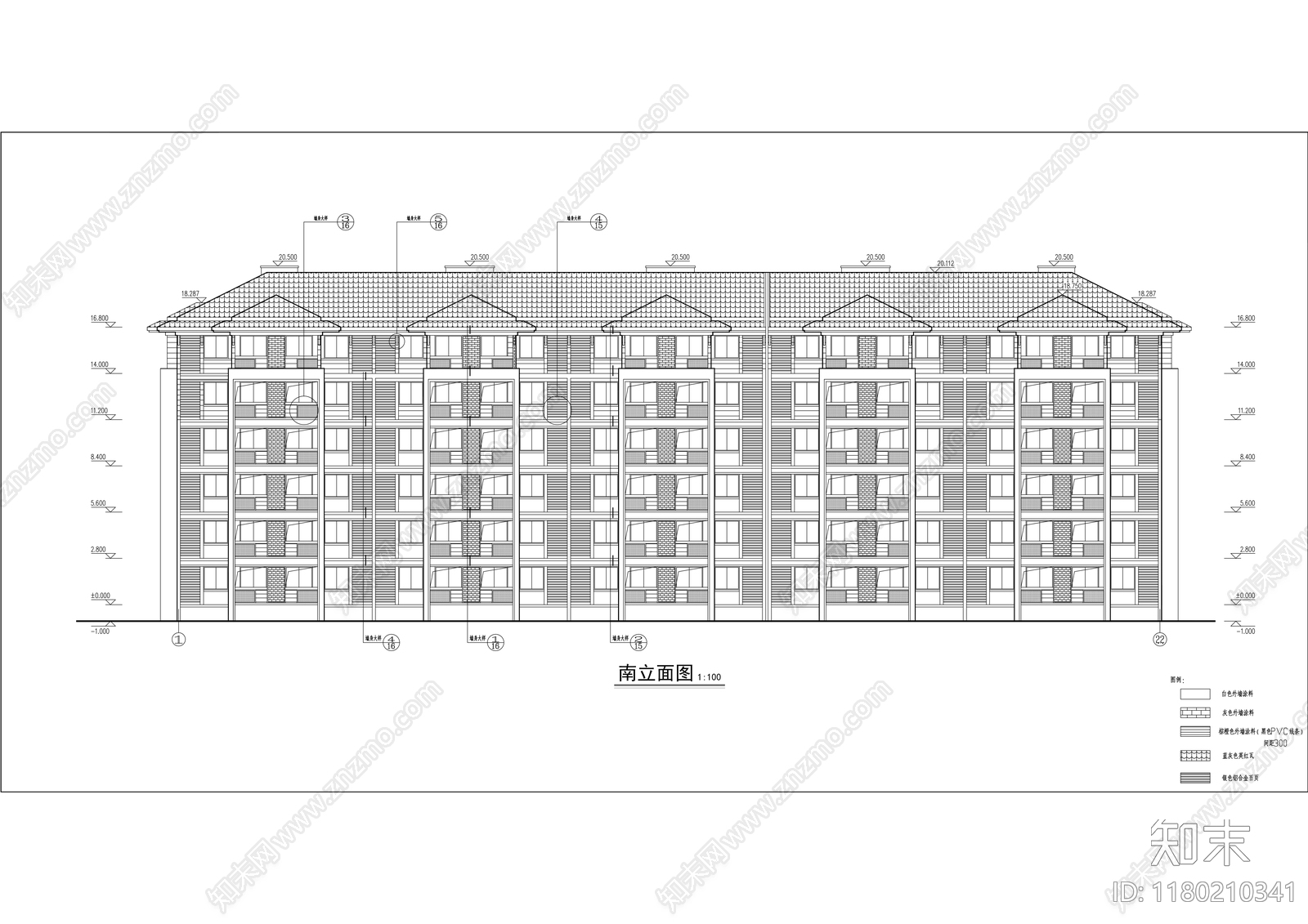 新中式其他建筑施工图下载【ID:1180210341】