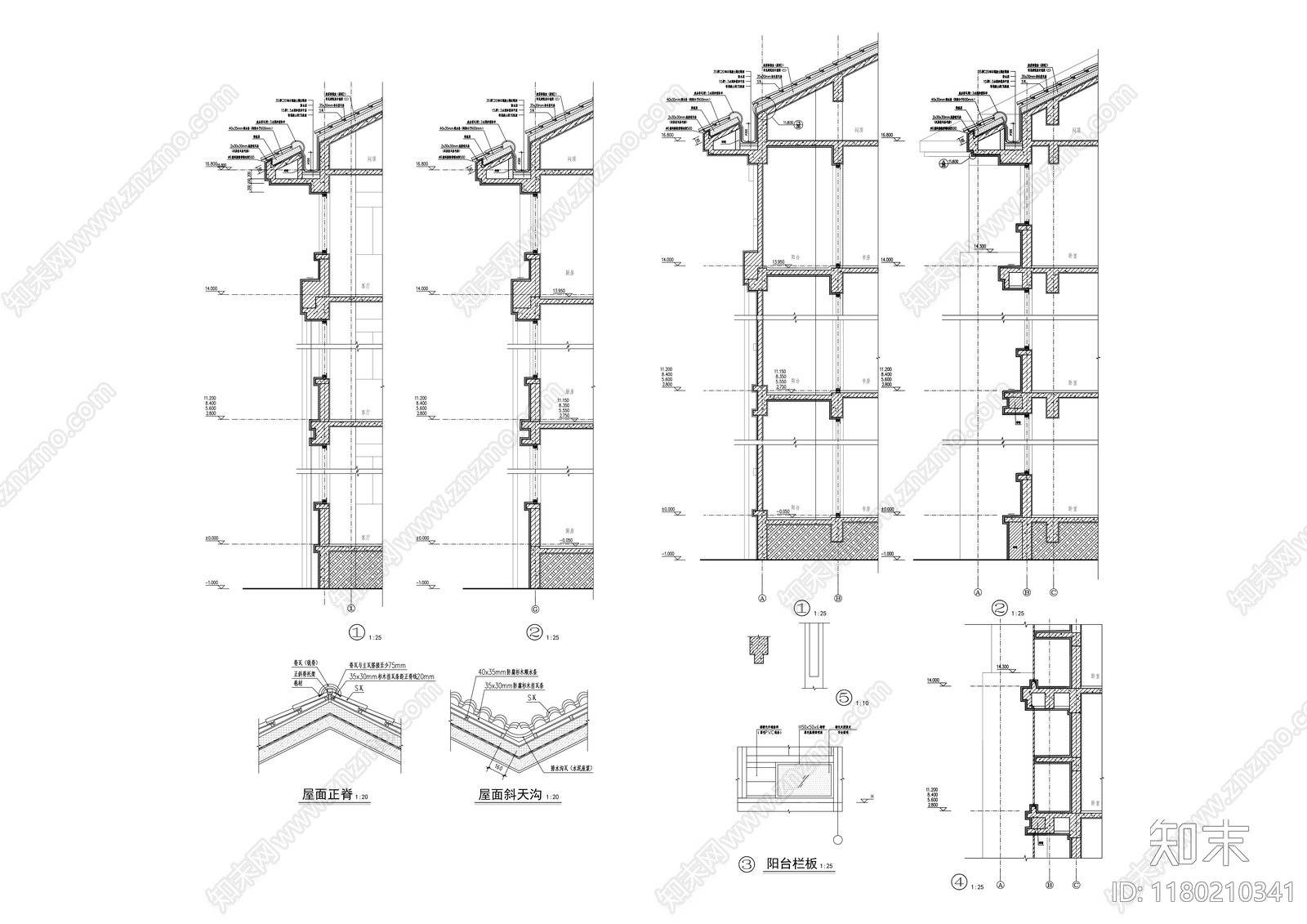 新中式其他建筑施工图下载【ID:1180210341】