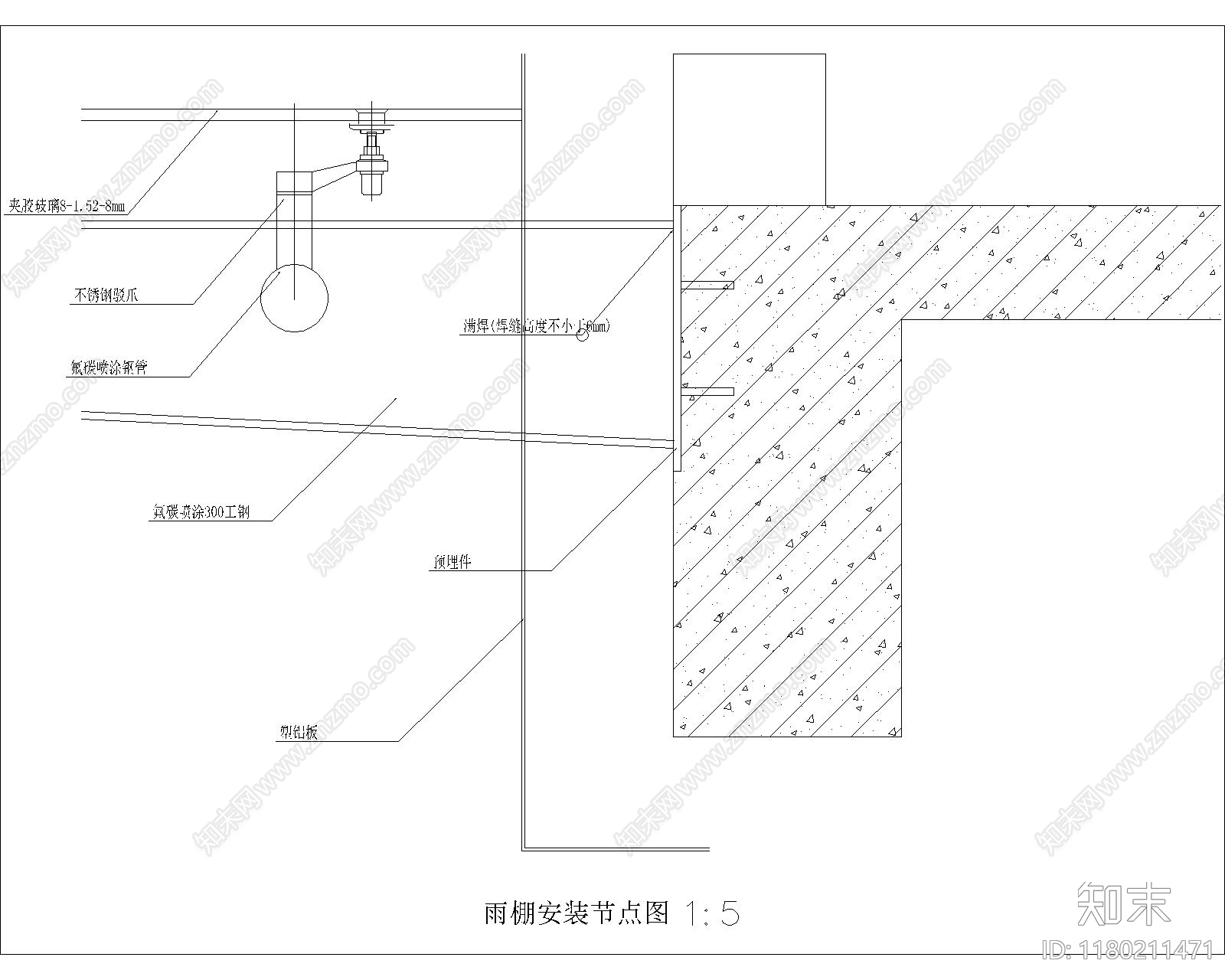 现代其他节点详图cad施工图下载【ID:1180211471】