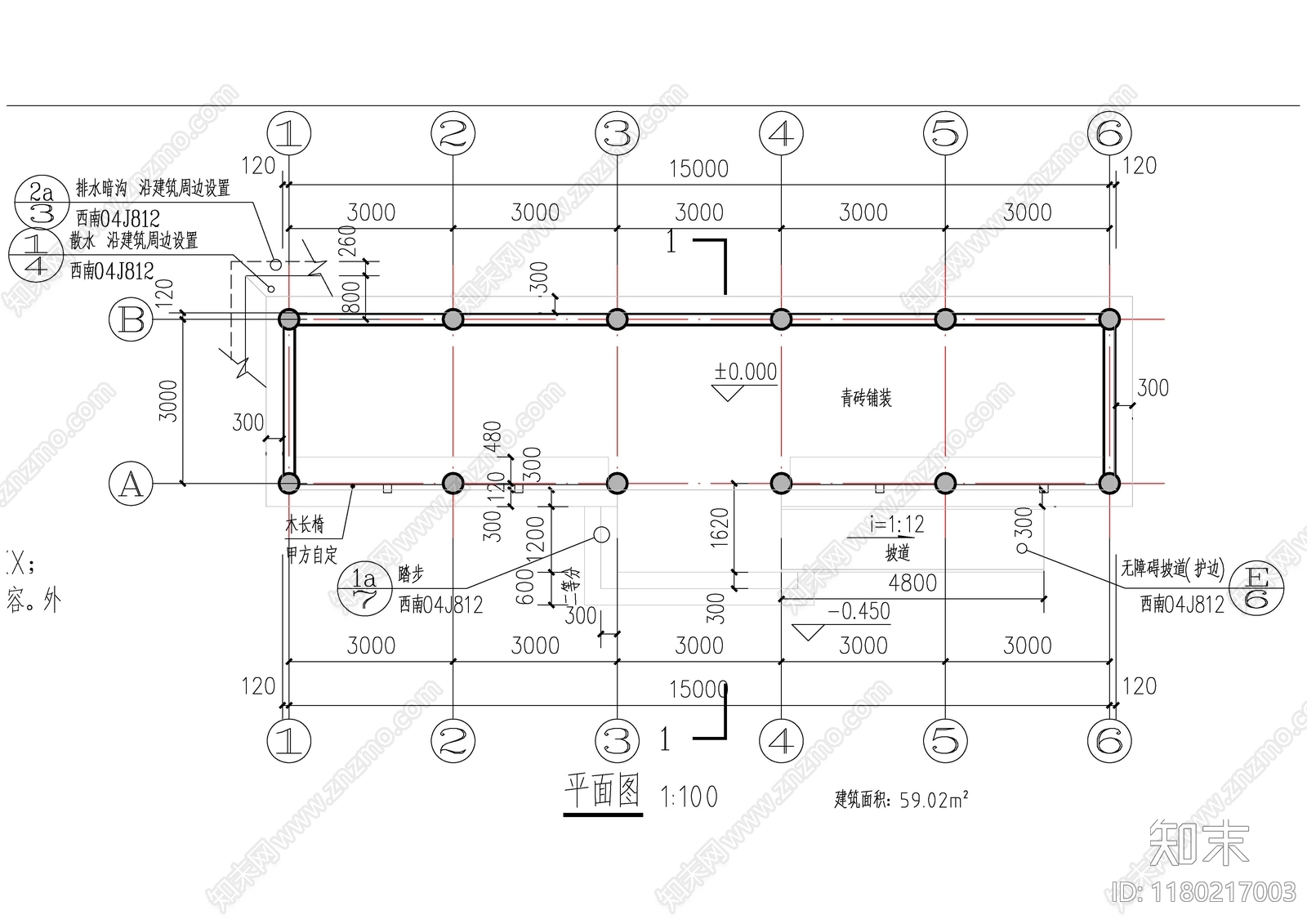 新中式中式古建施工图下载【ID:1180217003】