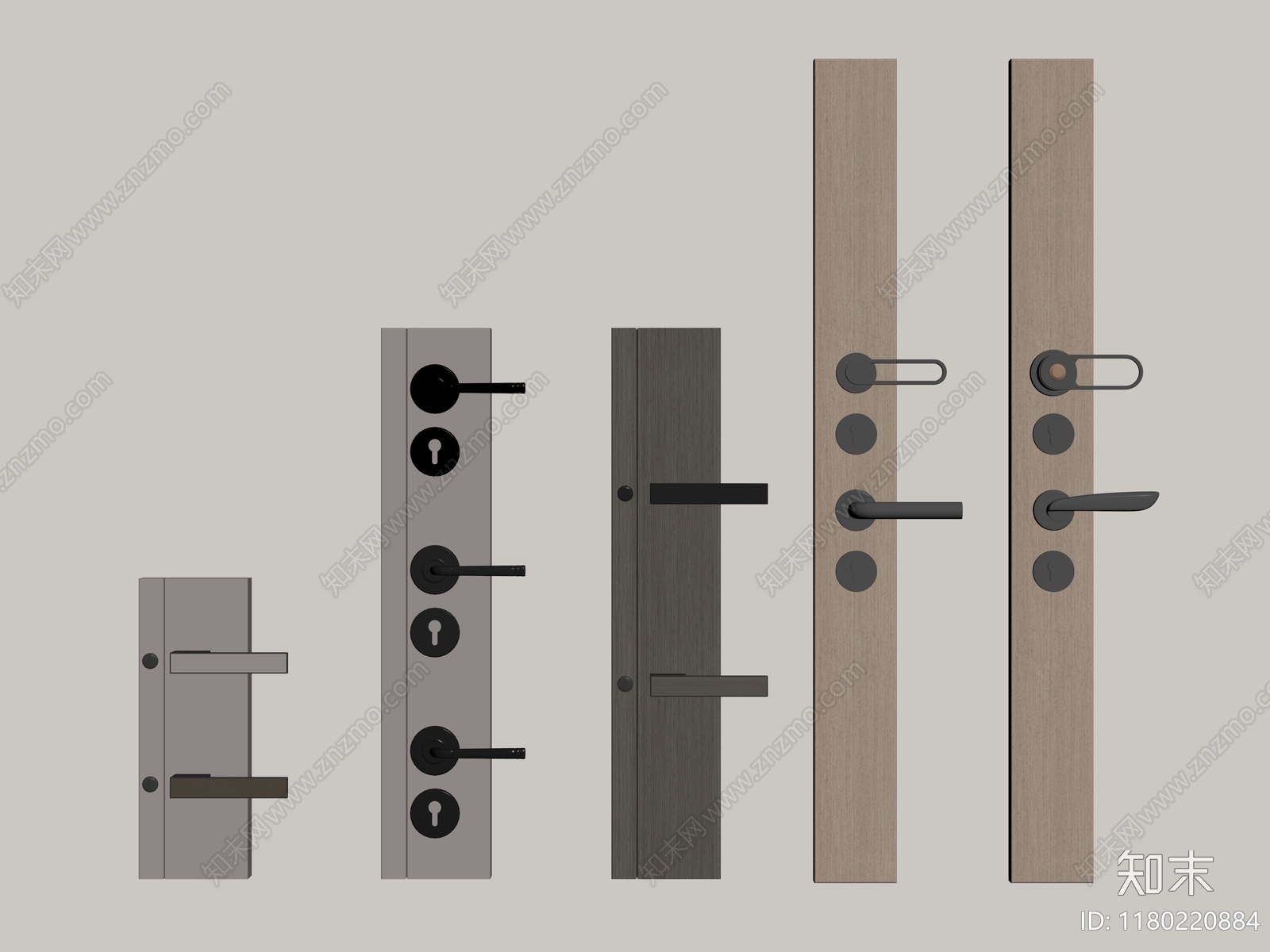 现代门把手SU模型下载【ID:1180220884】