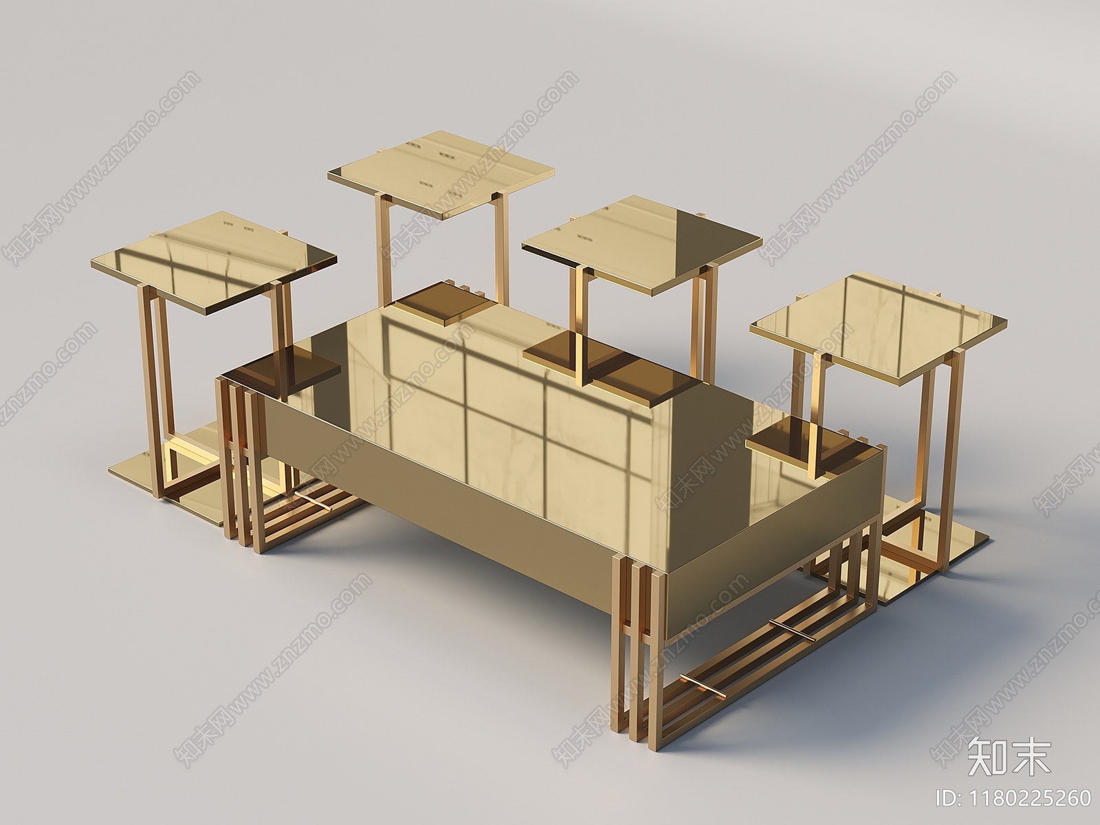 现代轻奢几类组合3D模型下载【ID:1180225260】