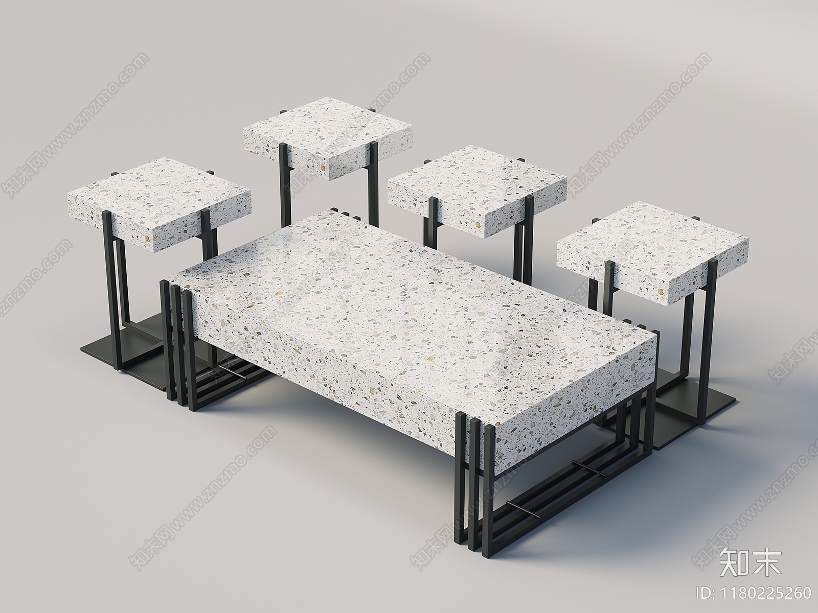 现代轻奢几类组合3D模型下载【ID:1180225260】