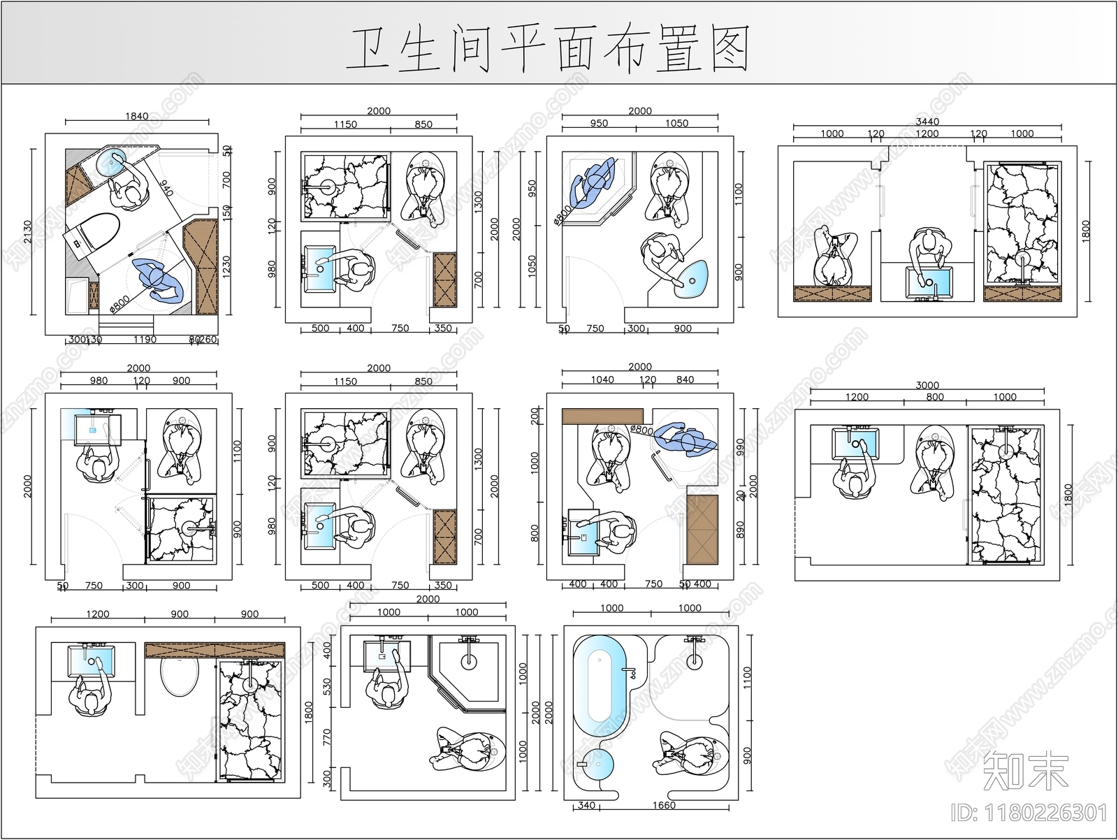 其他卫生间CAD图纸