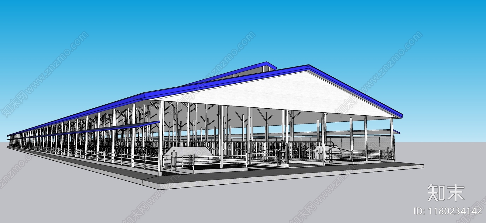 现代极简其他农业建筑SU模型下载【ID:1180234142】