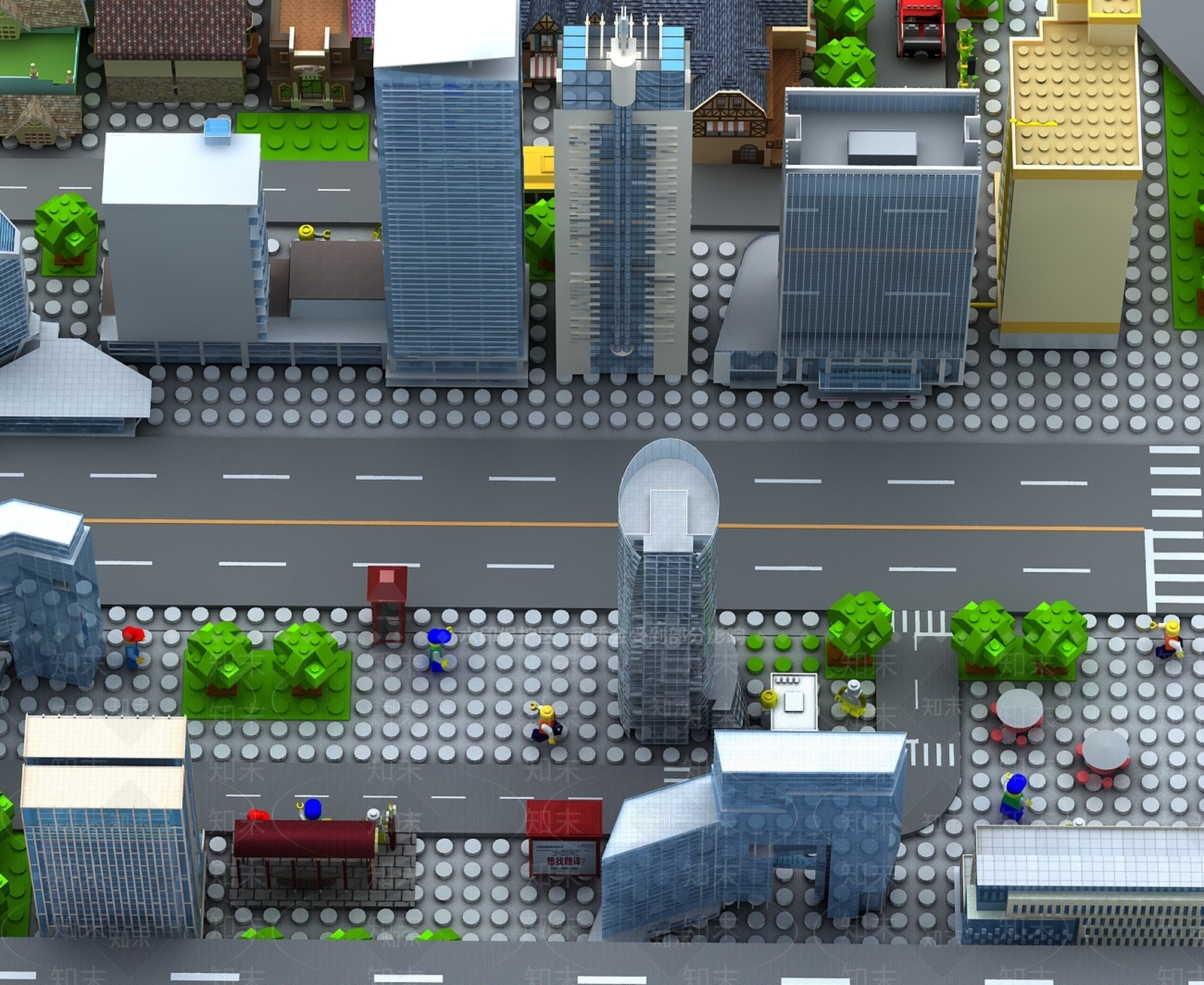 现代单人沙发3D模型下载【ID:1180239283】