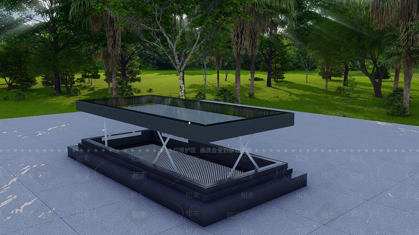 现代别墅SU模型下载【ID:1180250291】
