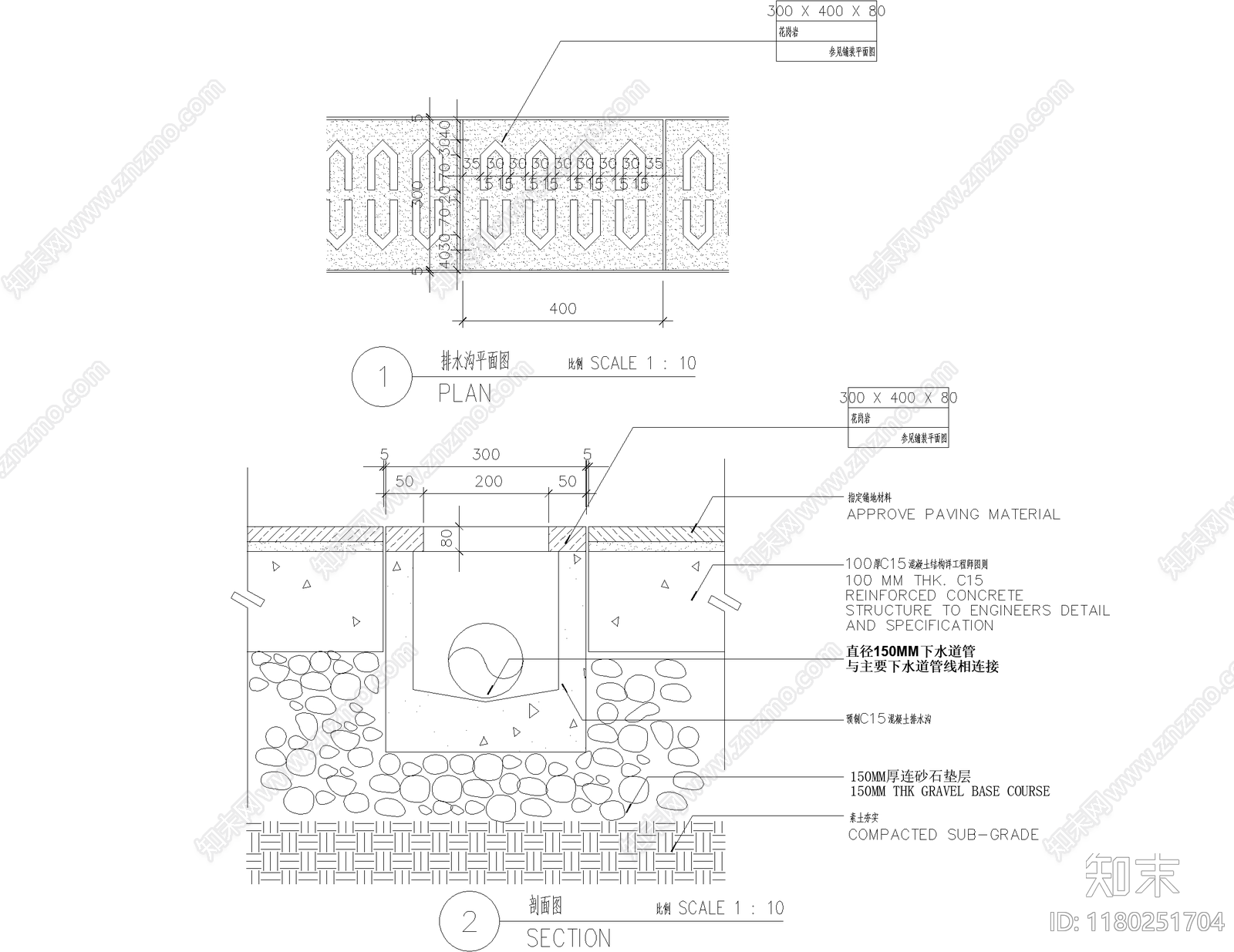 给排水节点详图cad施工图下载【ID:1180251704】