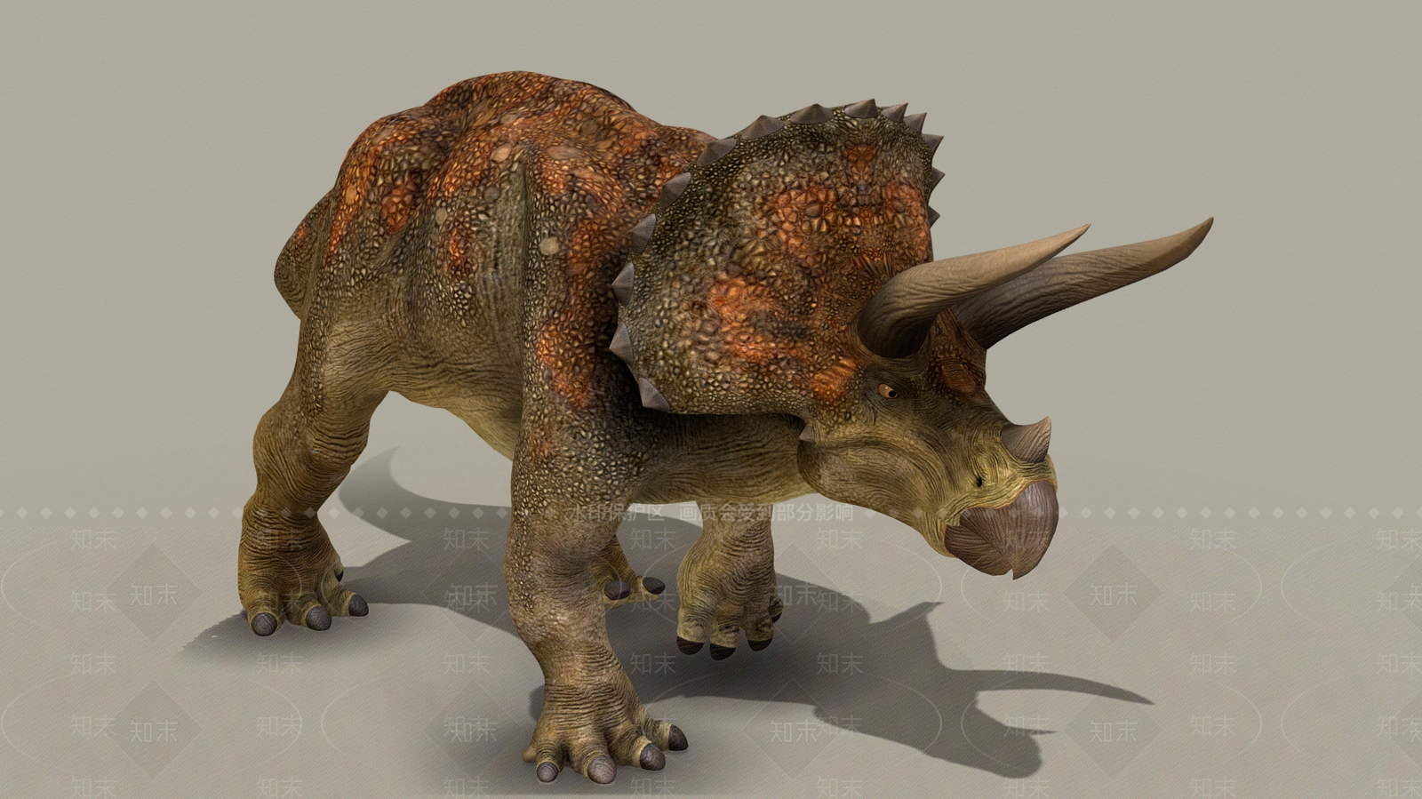 爬行类动物3D模型下载【ID:1180263750】