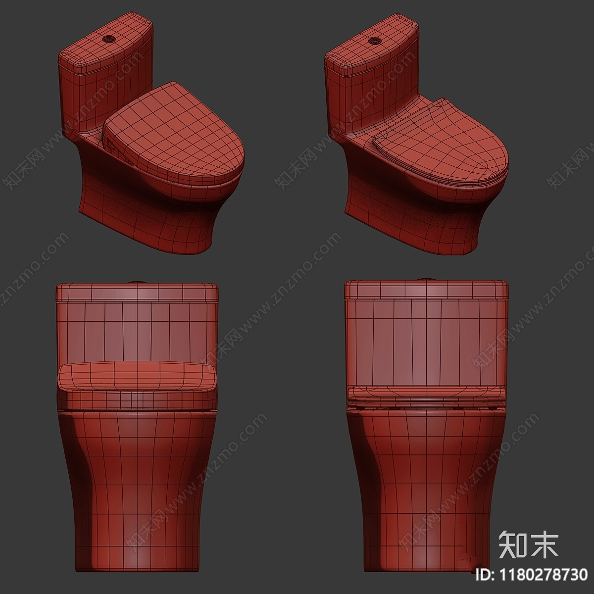 马桶3D模型下载【ID:1180278730】