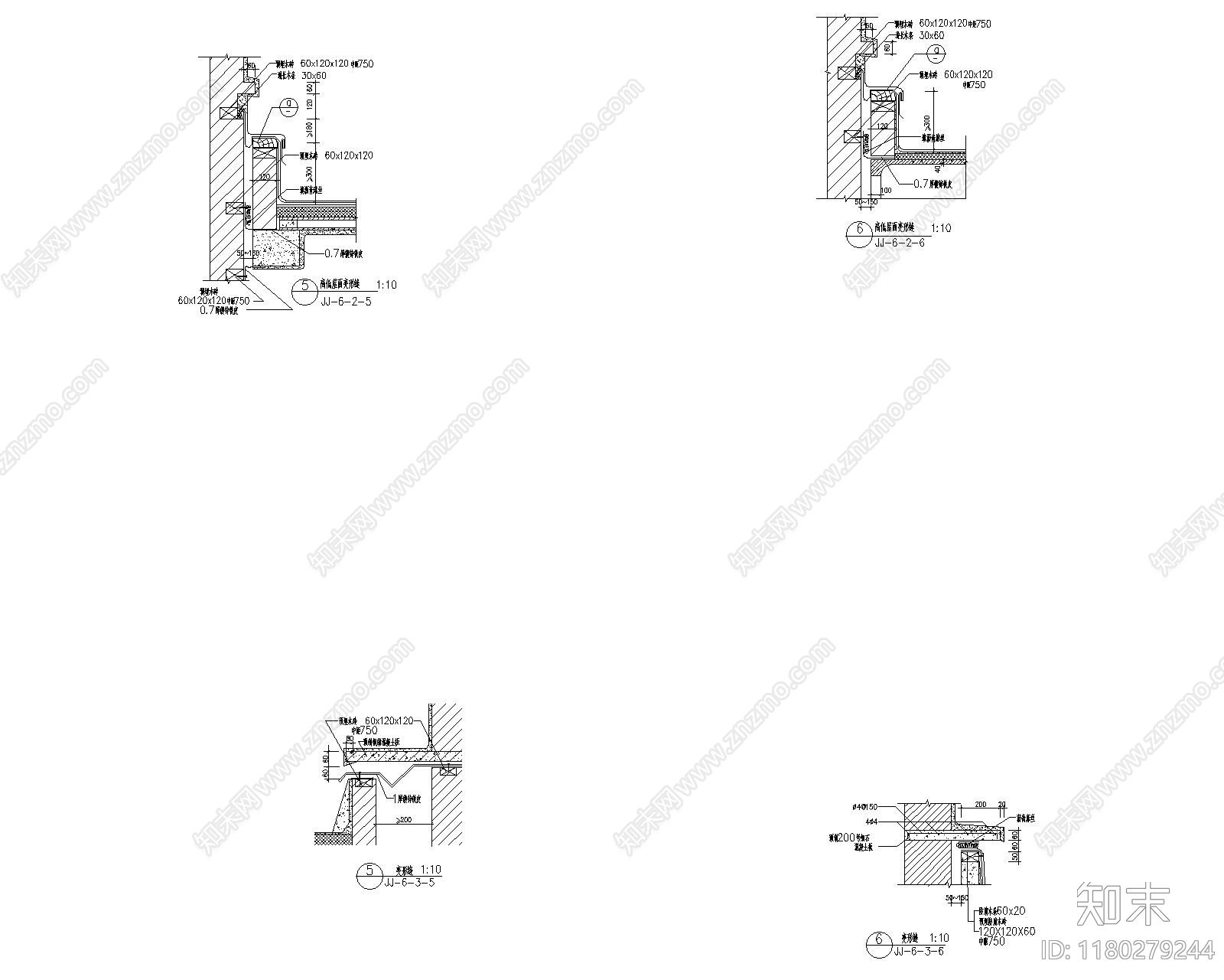 现代其他节点详图cad施工图下载【ID:1180279244】