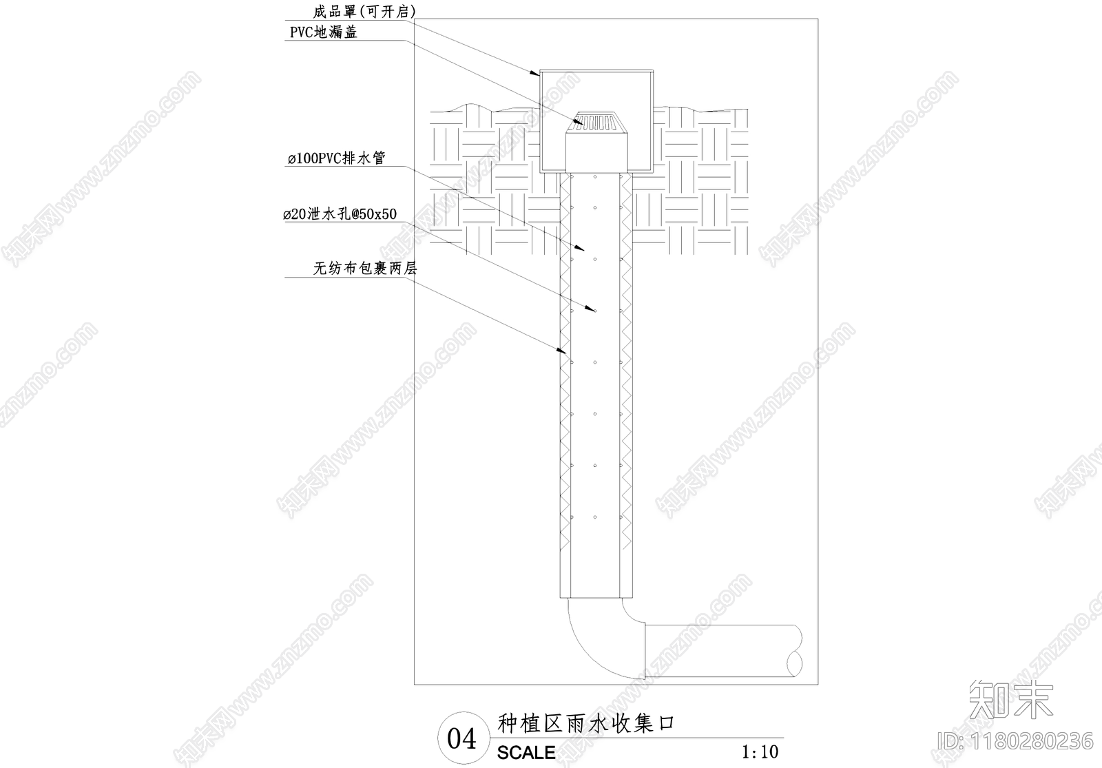 给排水节点详图施工图下载【ID:1180280236】