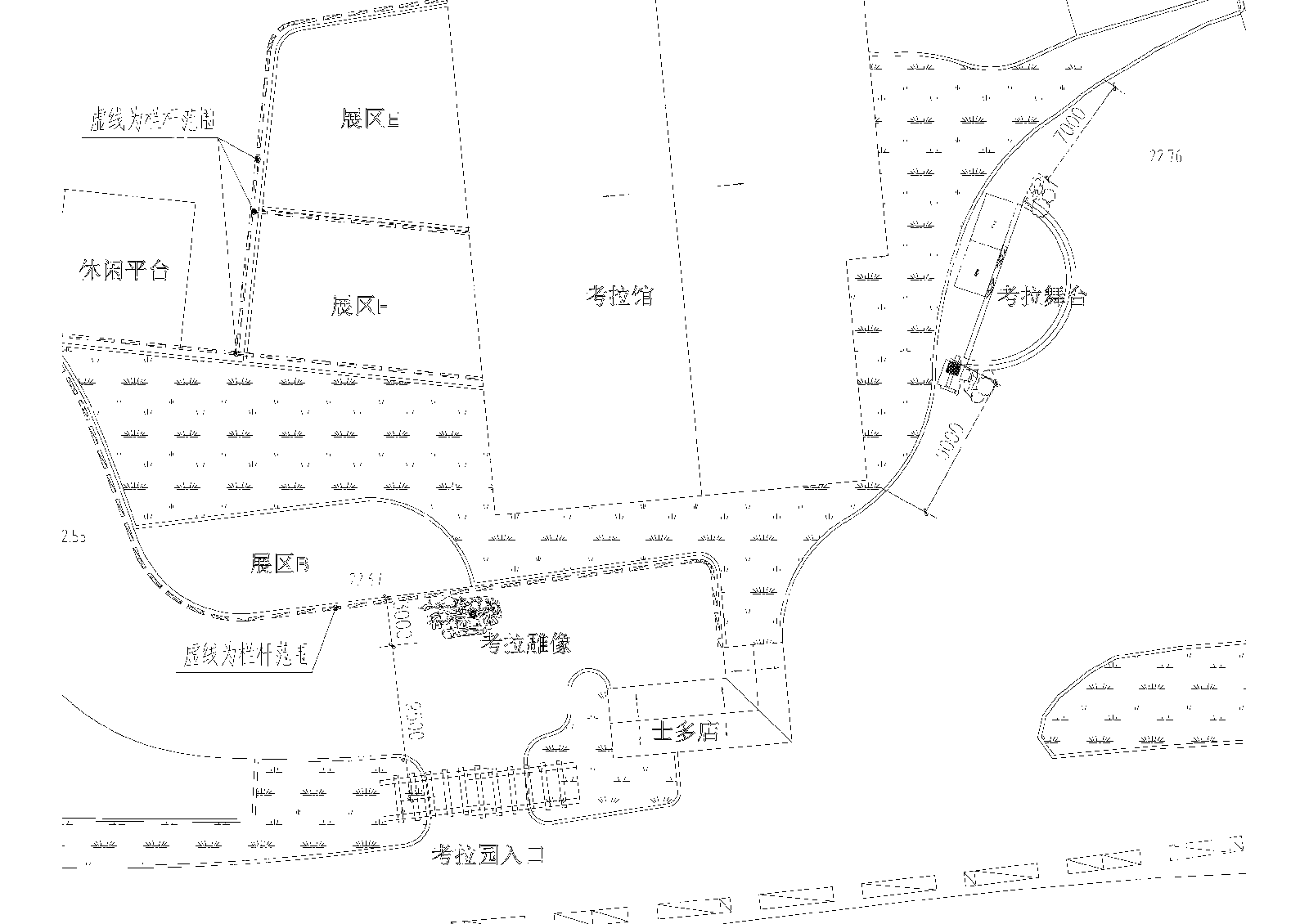 简约公园景观施工图下载【ID:1180281692】