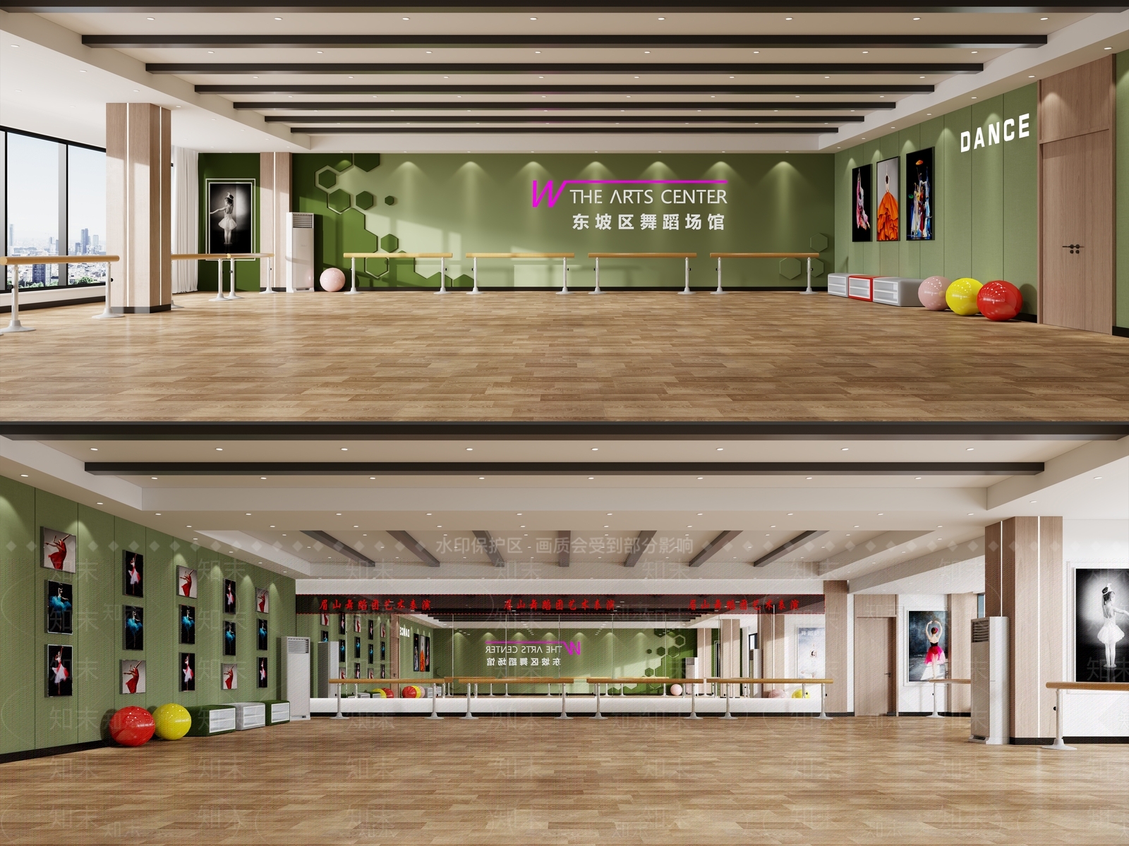 现代教室3D模型下载【ID:1180831376】