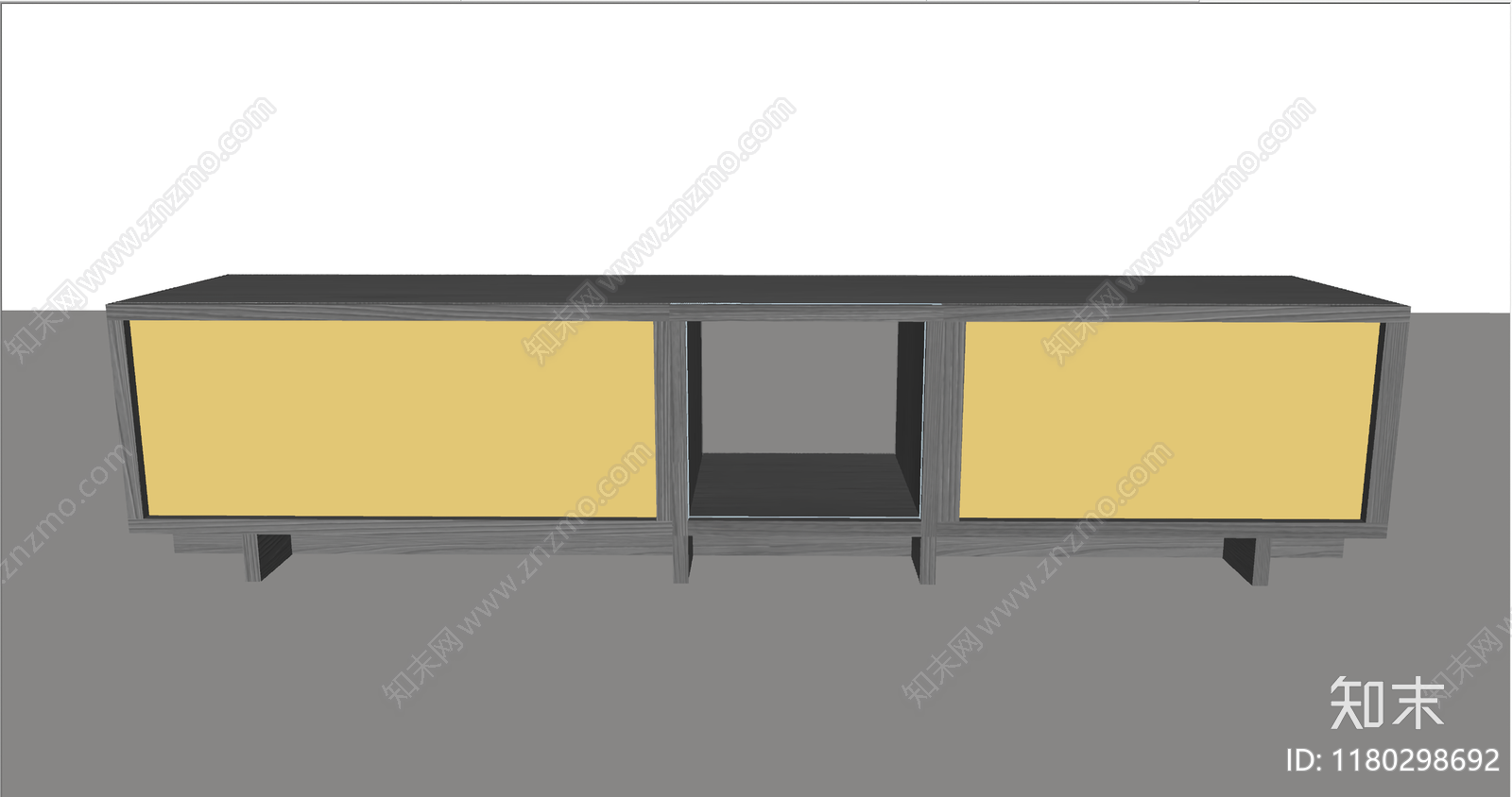 现代欧式电视柜SU模型下载【ID:1180298692】