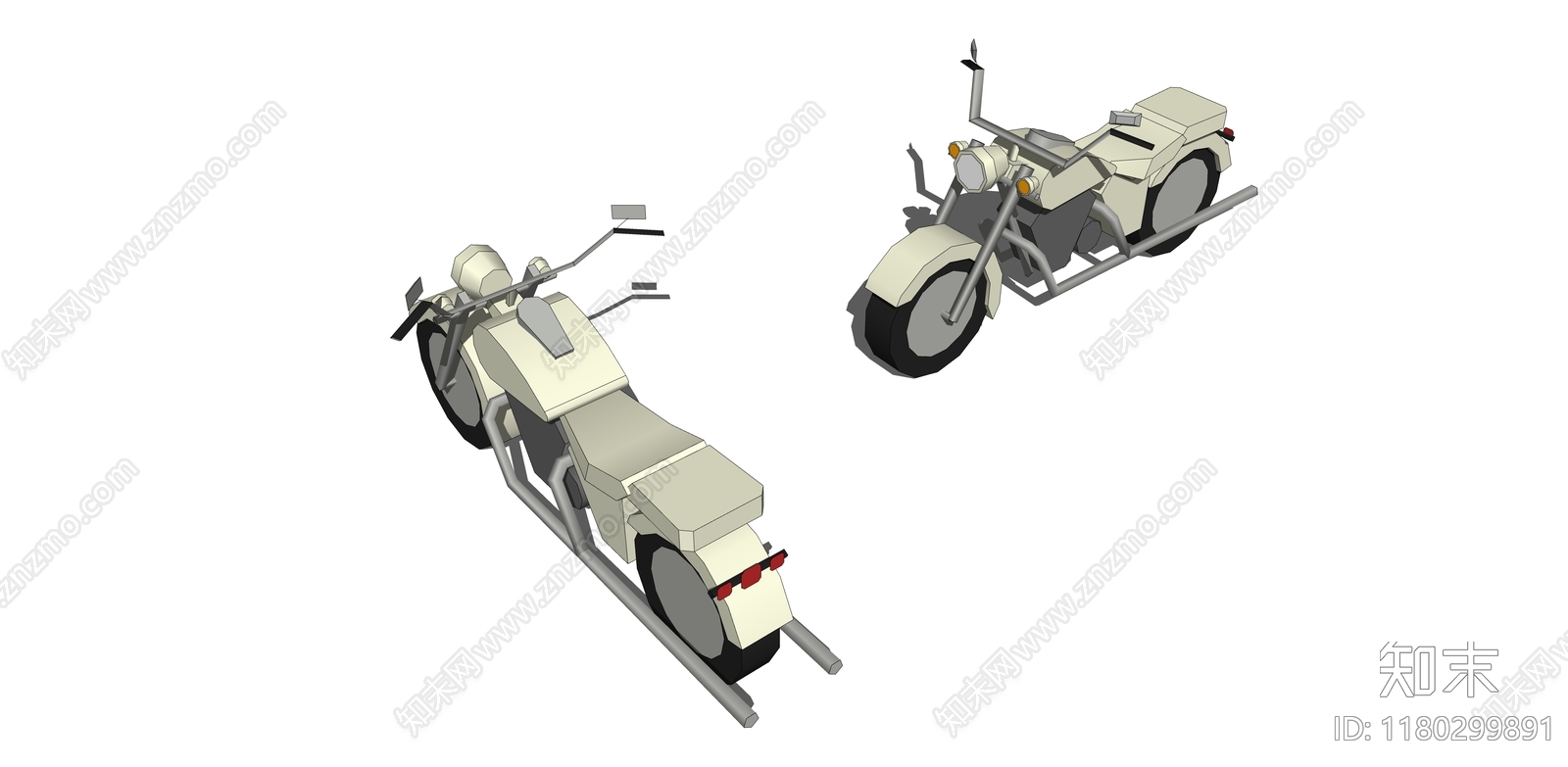 摩托车SU模型下载【ID:1180299891】