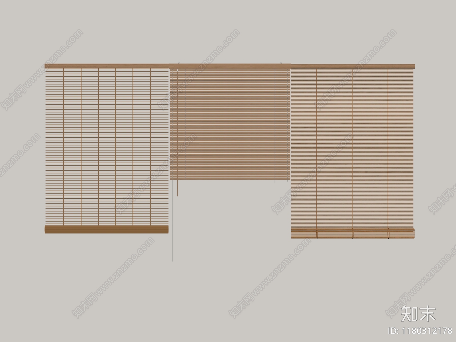 新中式窗帘SU模型下载【ID:1180312178】