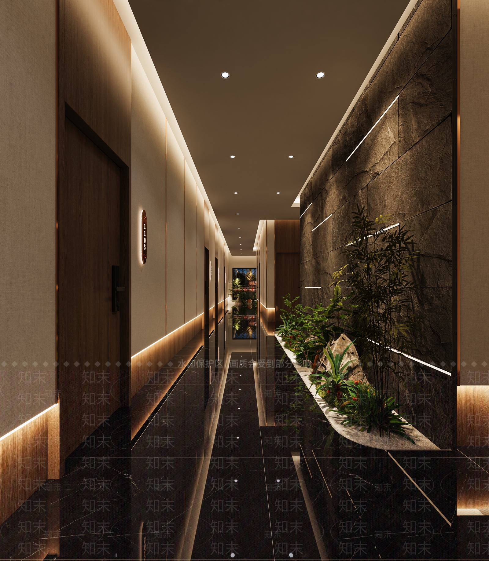 现代新中式足浴店3D模型下载【ID:1180313298】