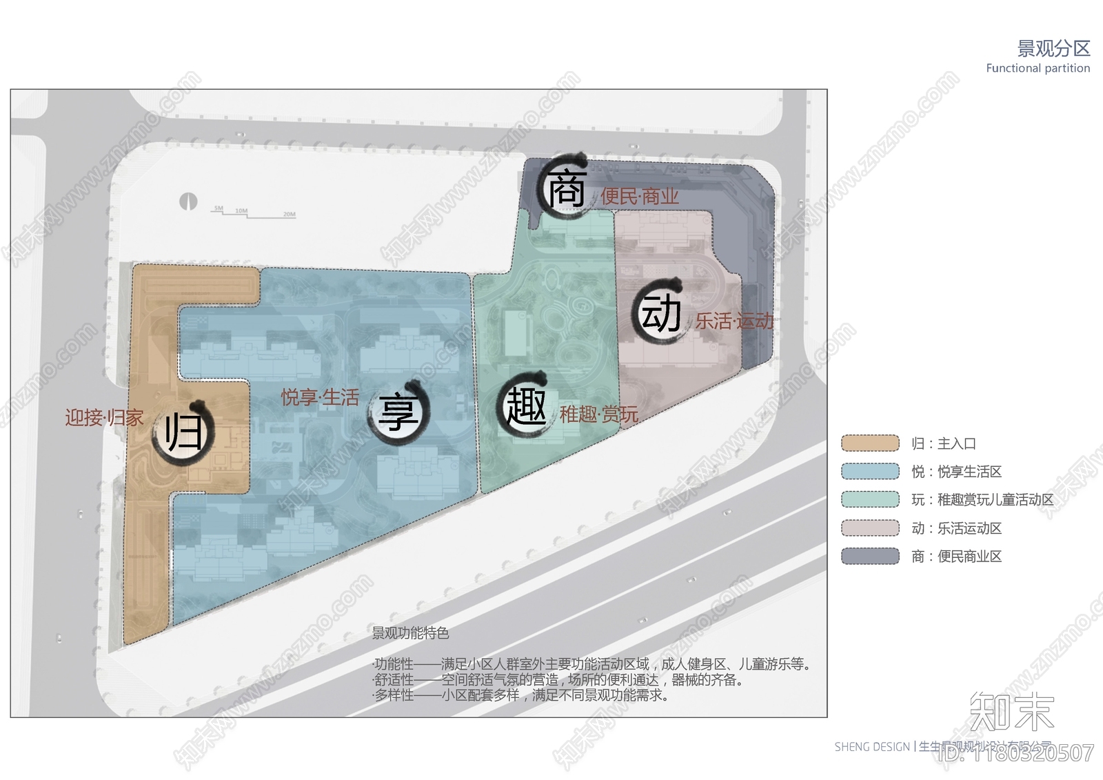 现代简约小区景观下载【ID:1180320507】