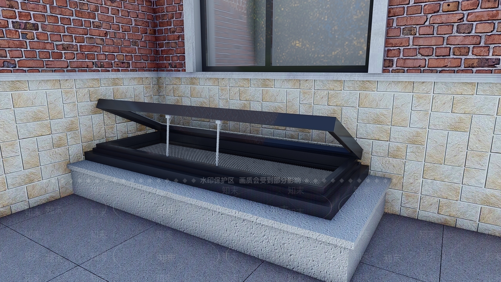 现代别墅SU模型下载【ID:1180321736】