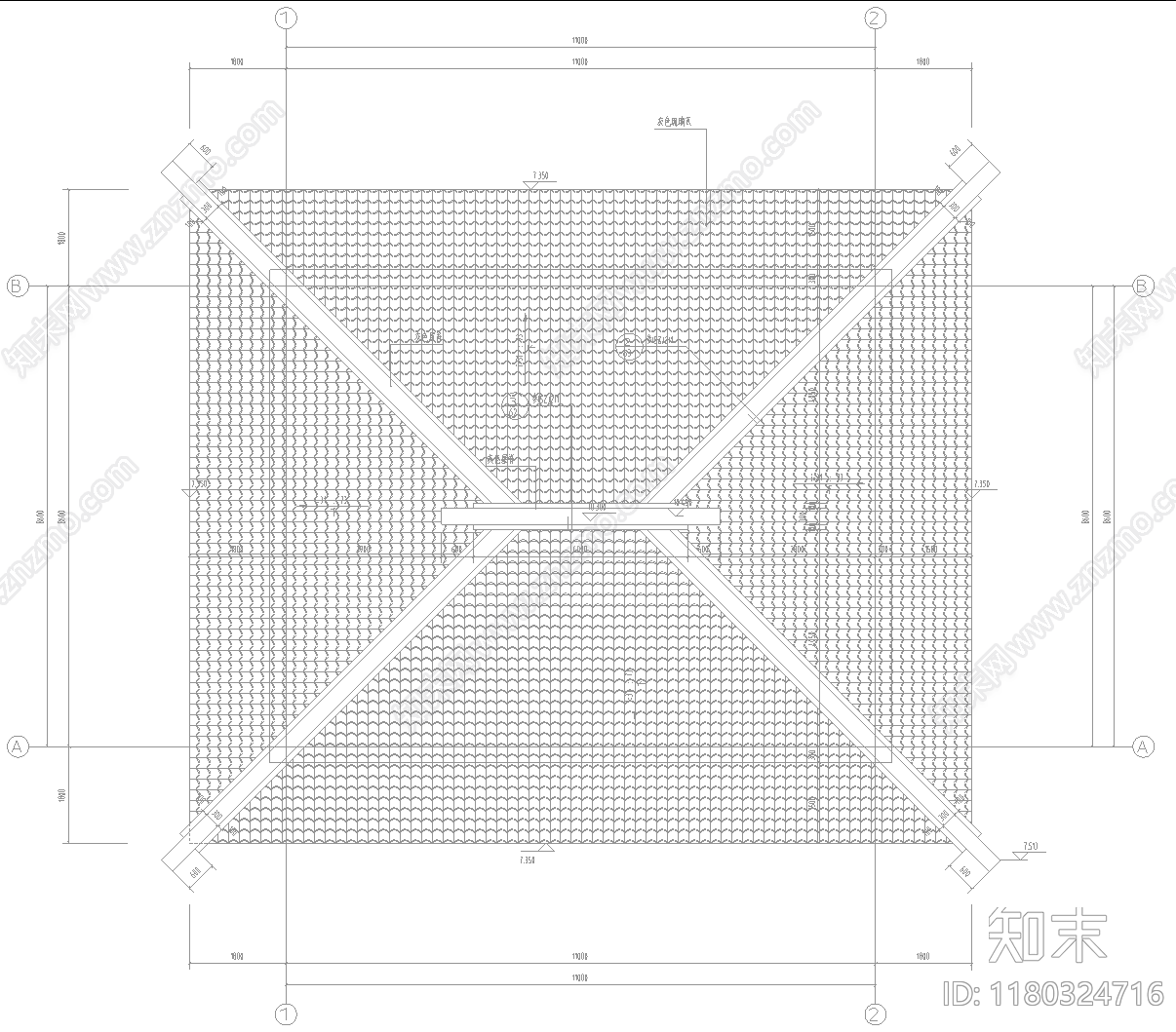 新中式中式古建施工图下载【ID:1180324716】