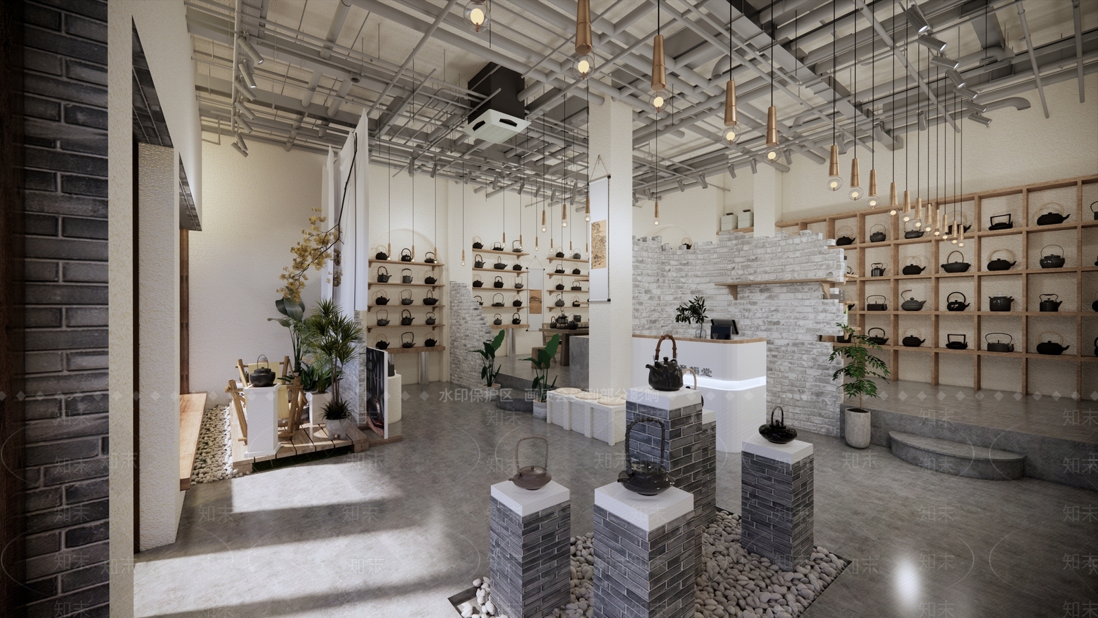 工业其他店铺SU模型下载【ID:1184566764】