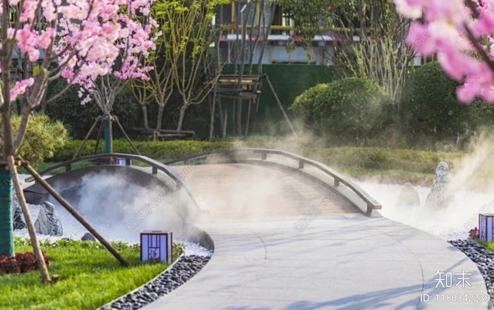 现代日式景观桥施工图下载【ID:1180342239】