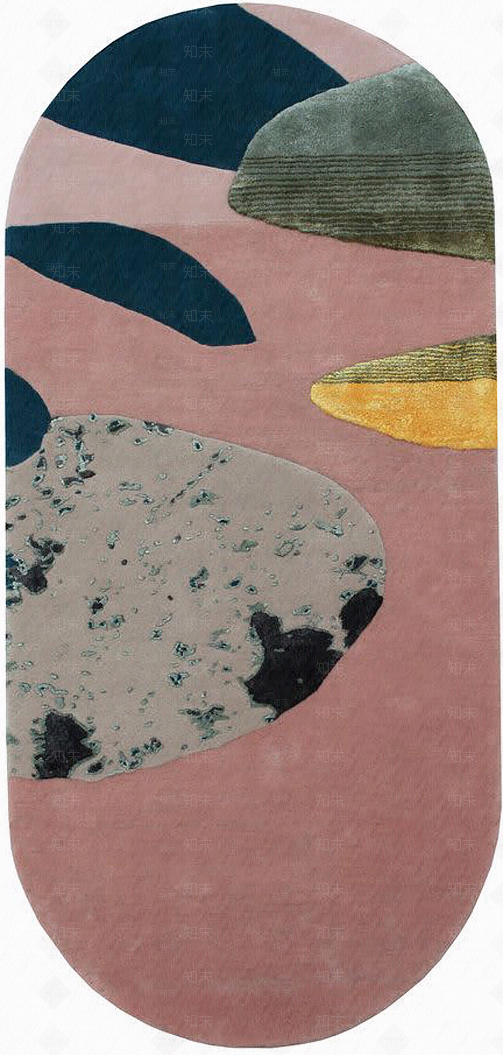 奶油中古地毯贴图下载【ID:1180350448】