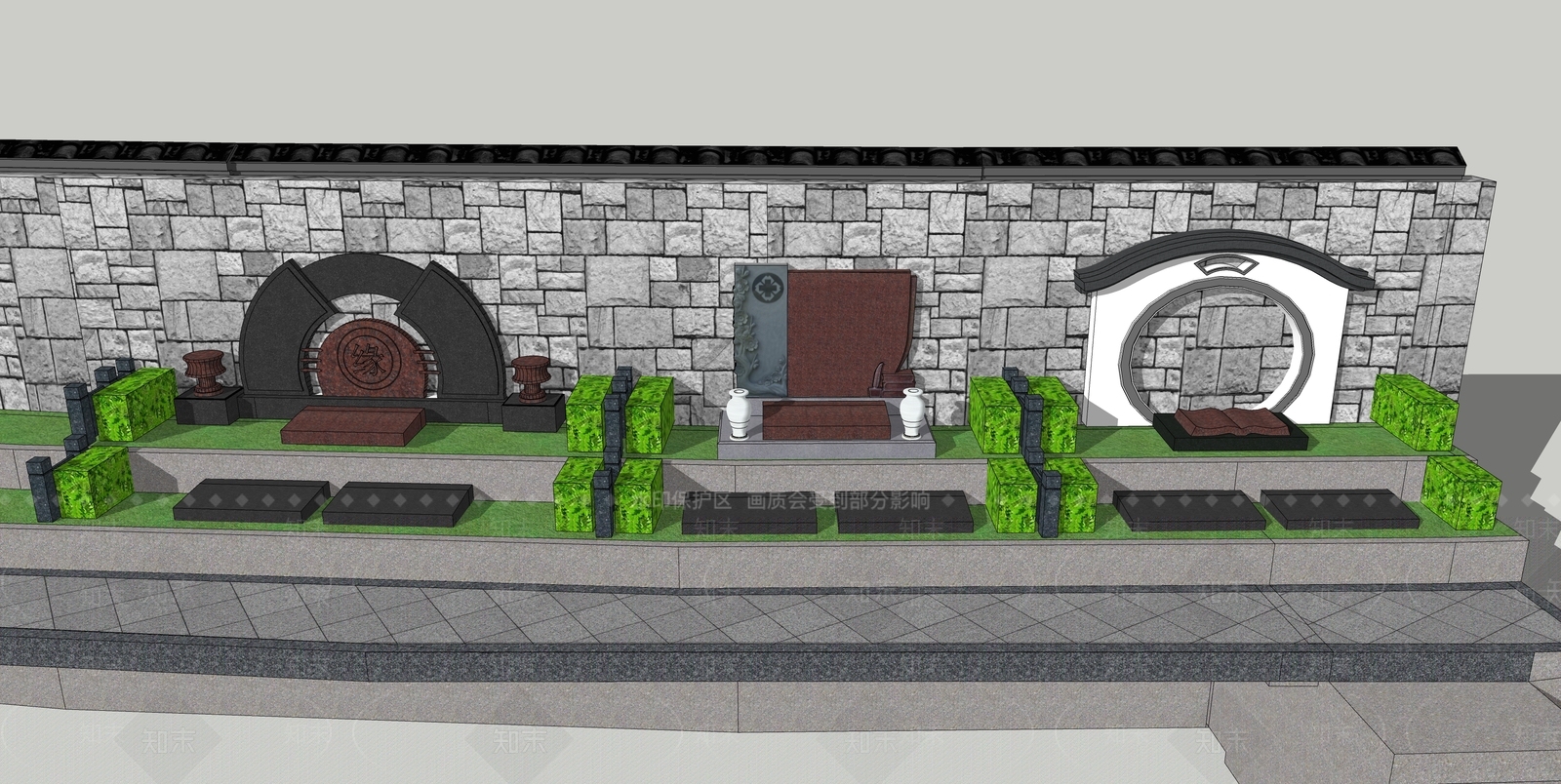 现代新中式其他公共建筑SU模型下载【ID:1180349483】