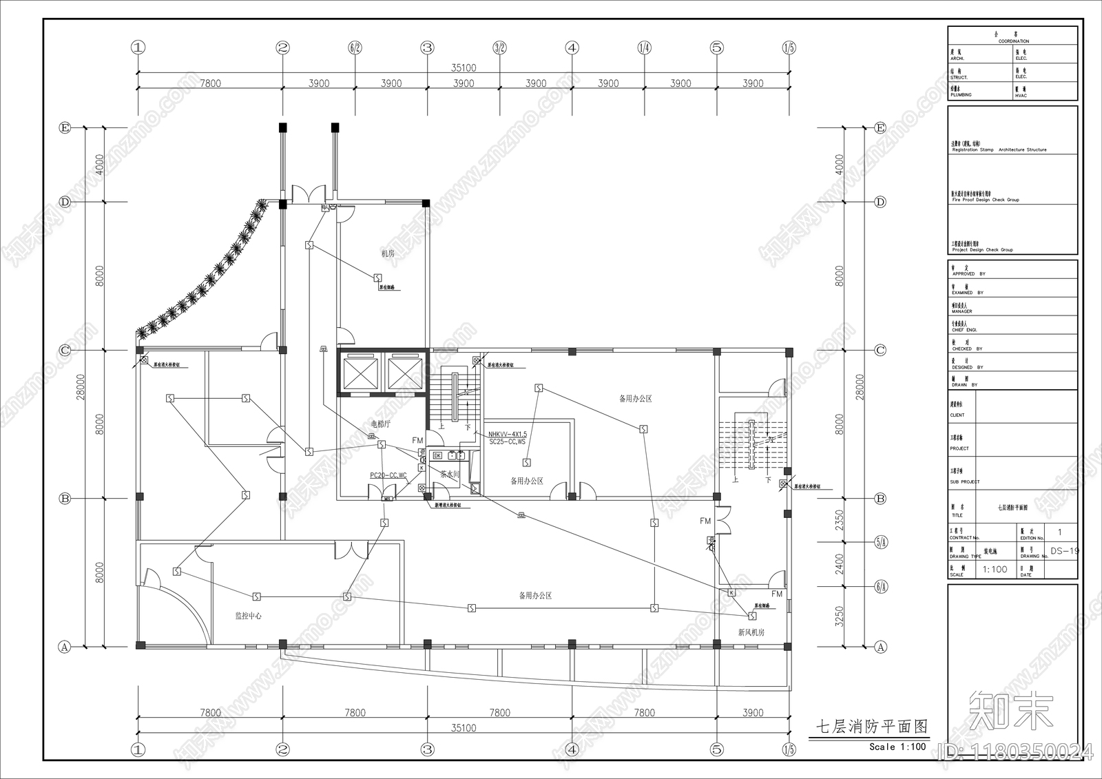 电气图cad施工图下载【ID:1180350024】