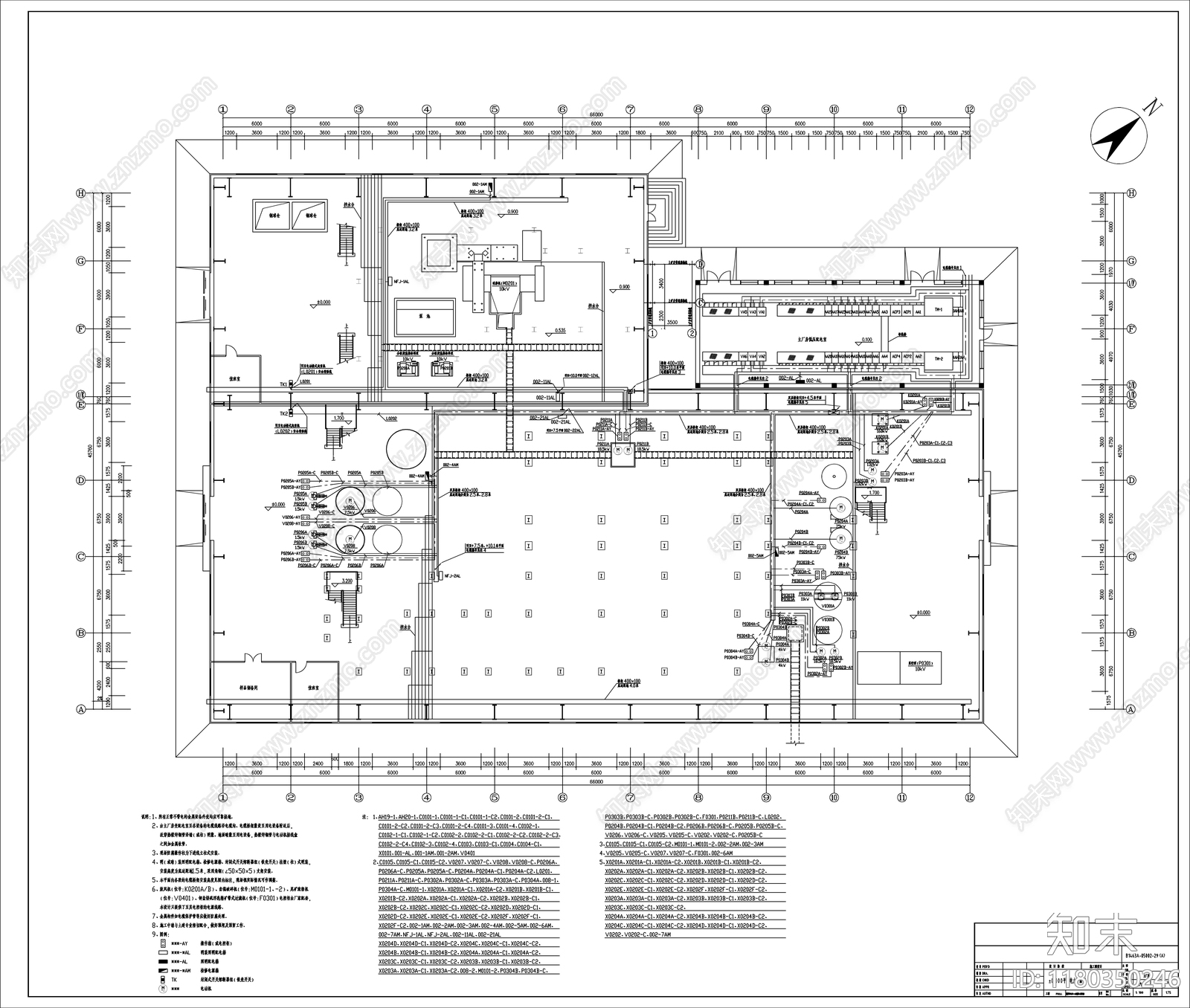 电气图cad施工图下载【ID:1180350246】