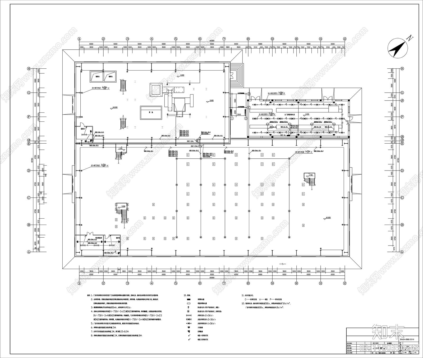 电气图cad施工图下载【ID:1180350246】