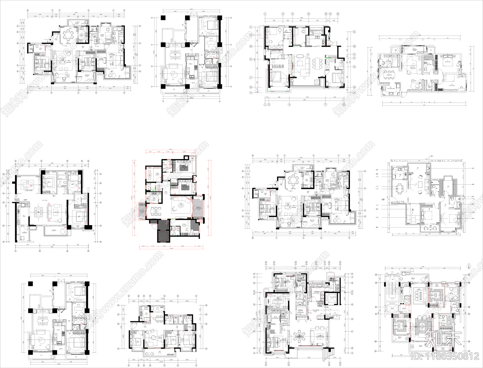 建筑平面图施工图下载【ID:1180350812】