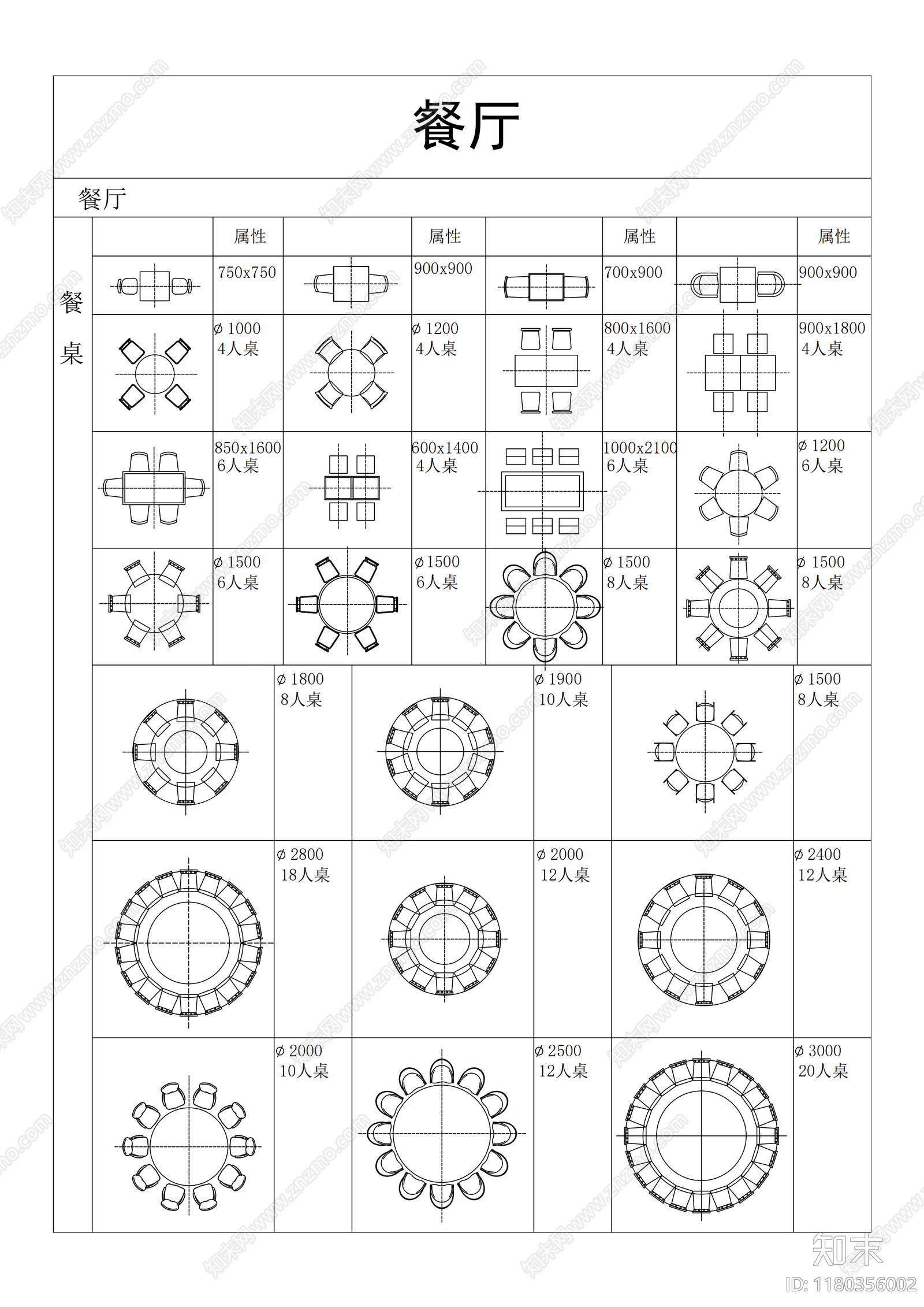 现代简约综合家具图库施工图下载【ID:1180356002】