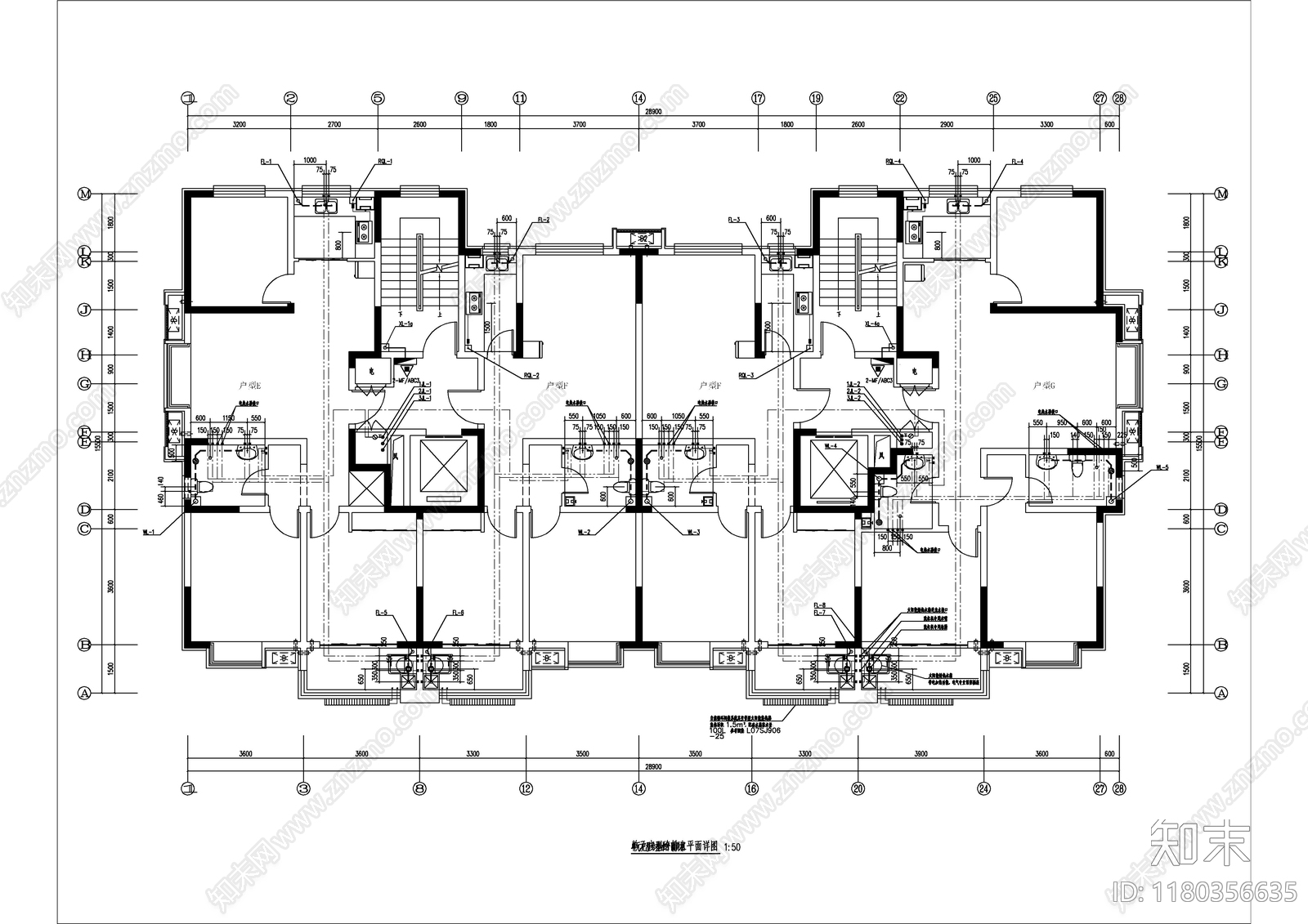 给排水图cad施工图下载【ID:1180356635】