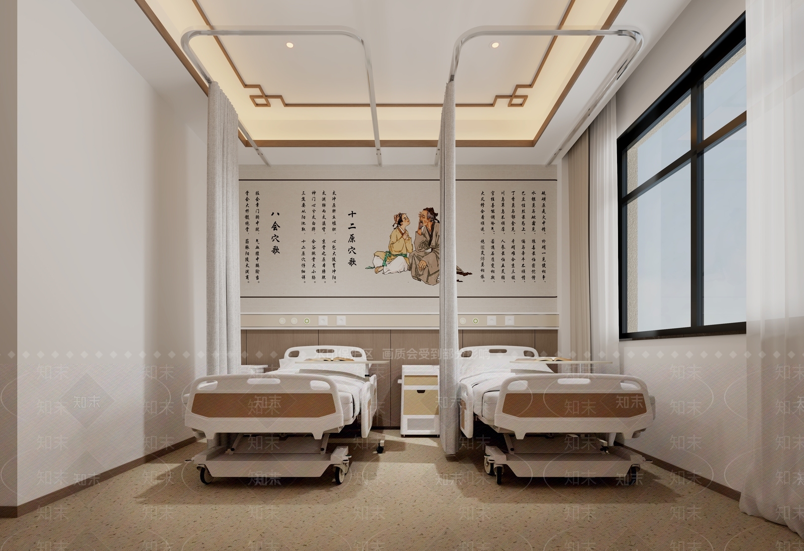 现代医院3D模型下载【ID:1180361245】
