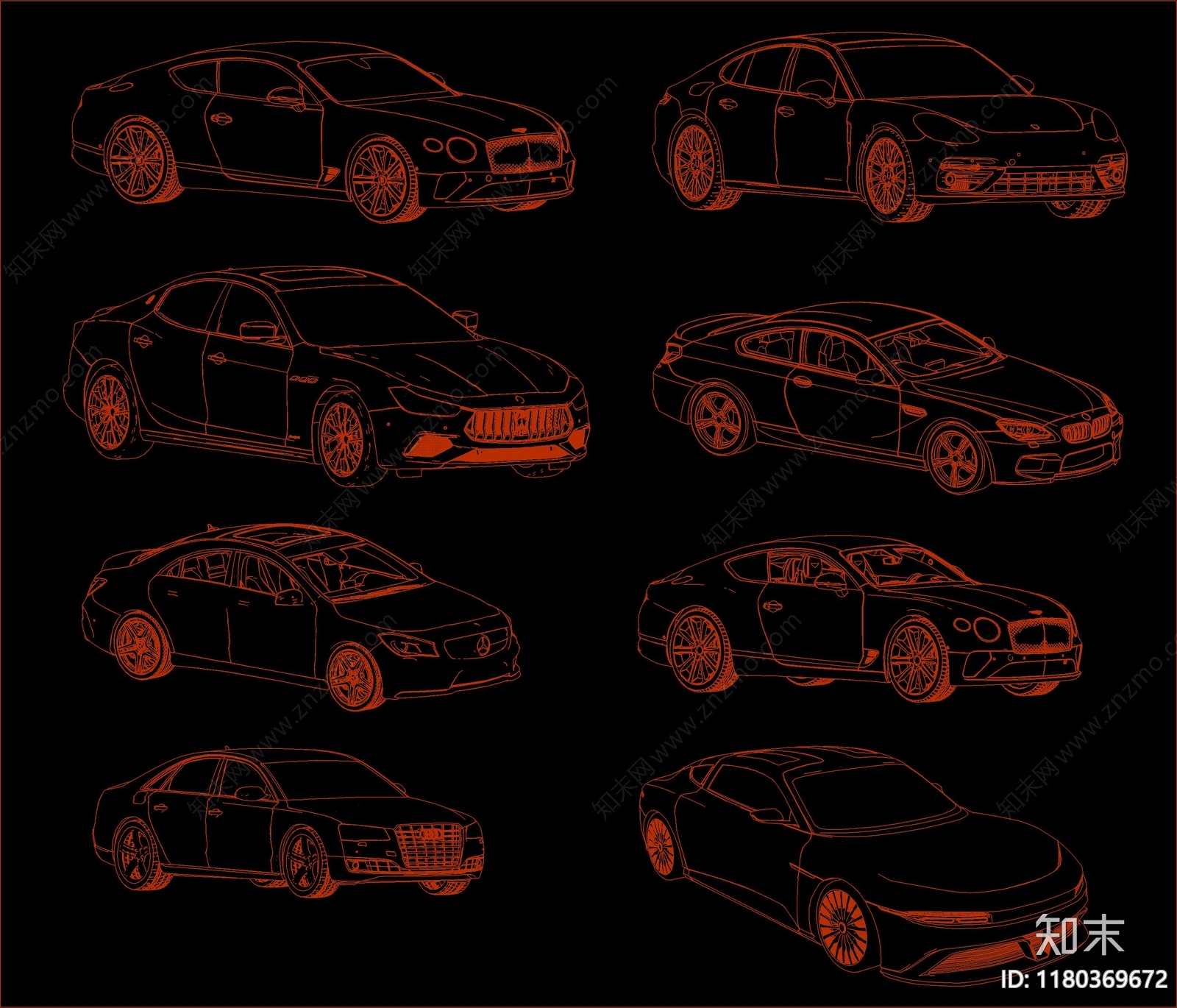 现代交通工具图库cad施工图下载【ID:1180369672】