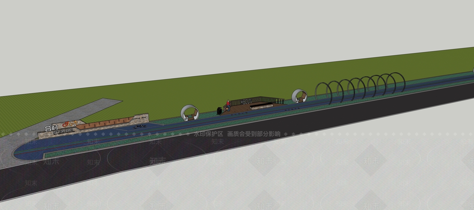 现代极简其他小品SU模型下载【ID:1180397795】