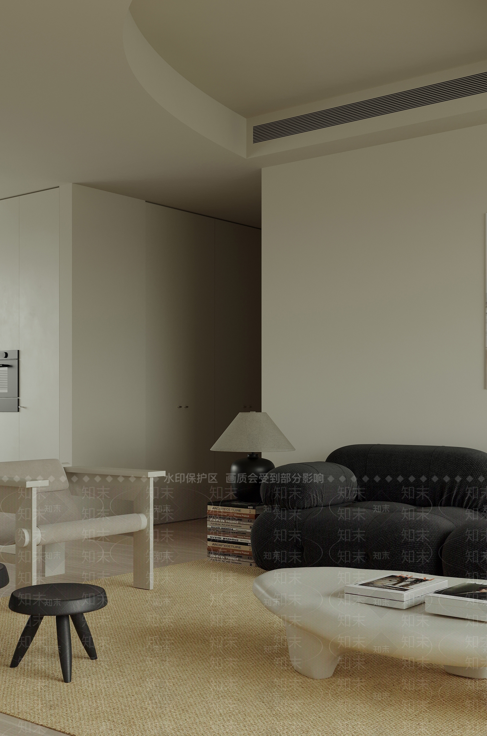 现代雕花3D模型下载【ID:1180400807】
