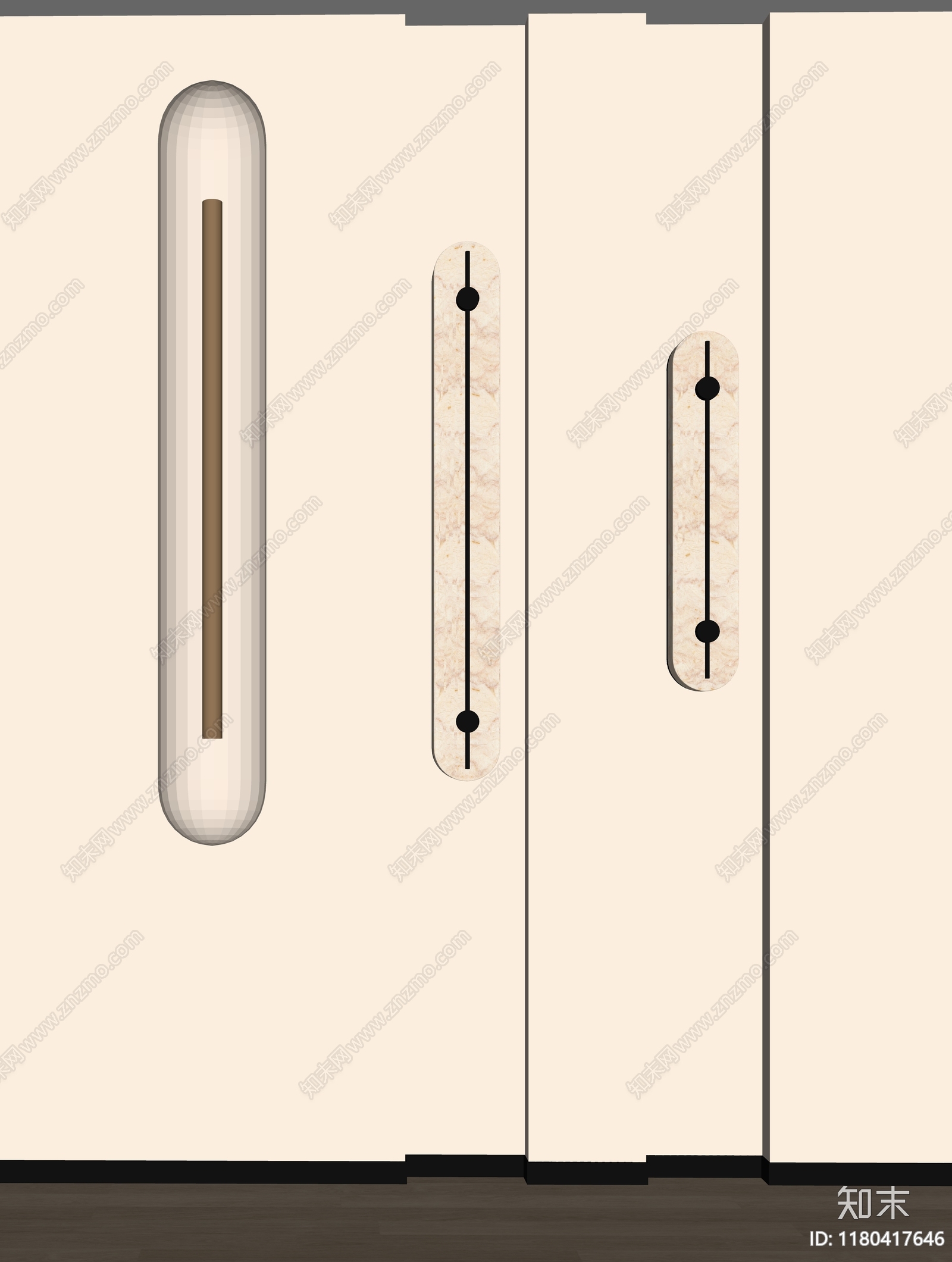 现代轻奢壁灯SU模型下载【ID:1180417646】