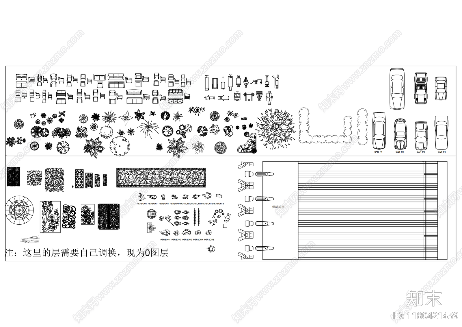 现代极简家装图库施工图下载【ID:1180421459】