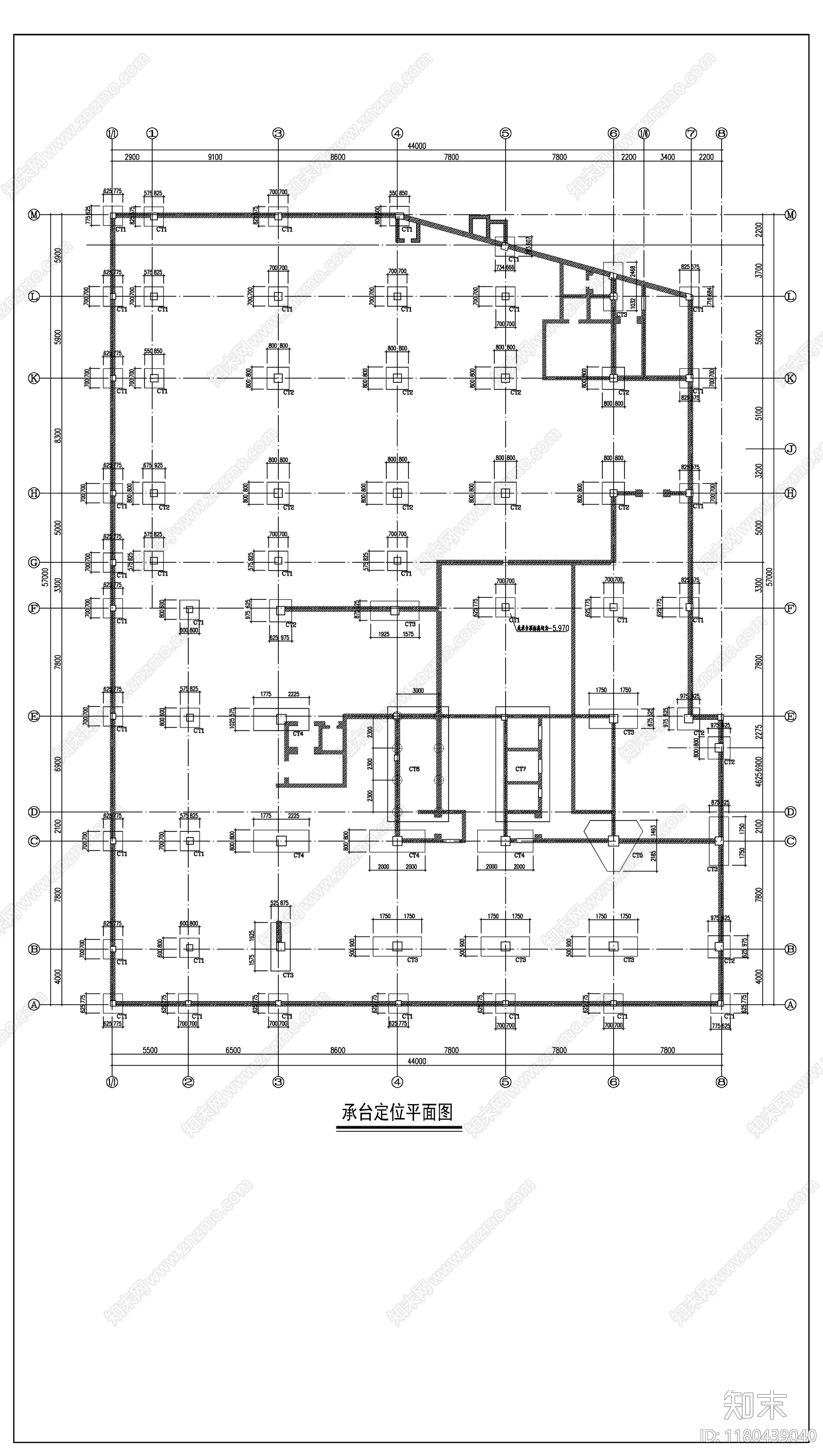 混凝土结构cad施工图下载【ID:1180439040】