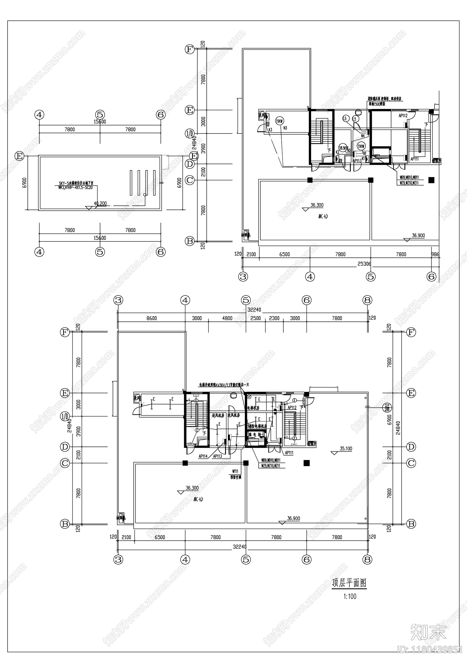 电气图cad施工图下载【ID:1180439851】