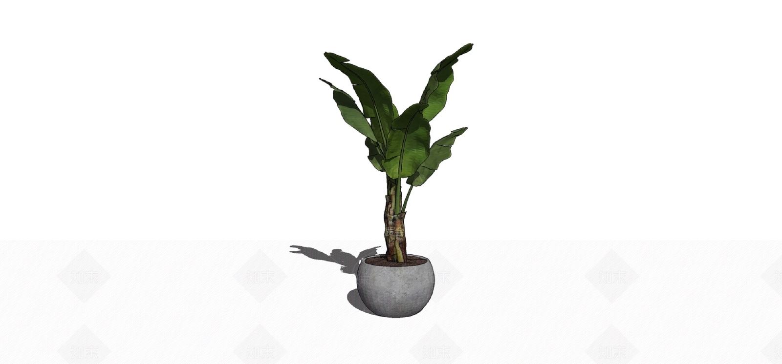 盆栽SU模型下载【ID:1180441977】