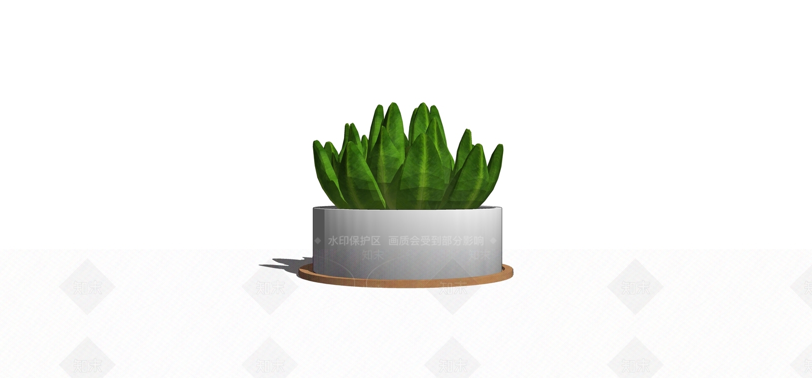 多肉植物SU模型下载【ID:1180443435】
